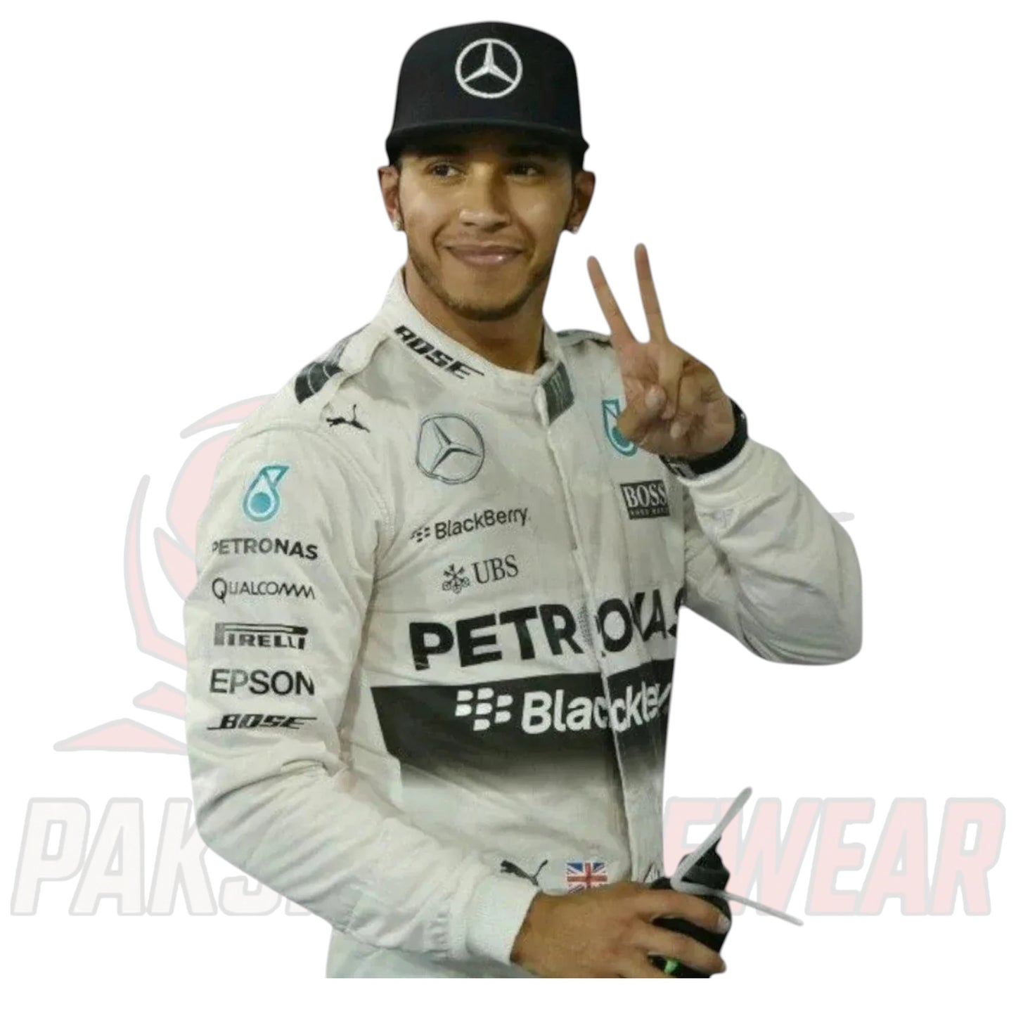 2014 Lewis Hamilton Petronas Mercedes F1 Race Suit by Paksial Racewear