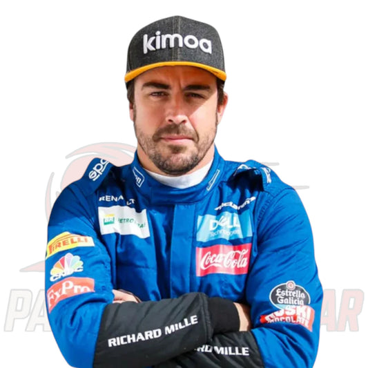 2019 Fernando Alonso McLaren F1 Race Suit | Paksial Racewear Replica Edition