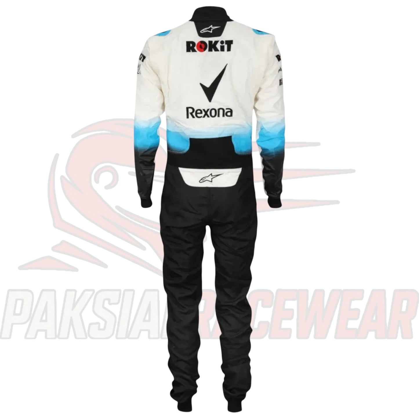 2019 George Russell Williams Racing F1 Team Race Suit Replica by Paksial Racewear