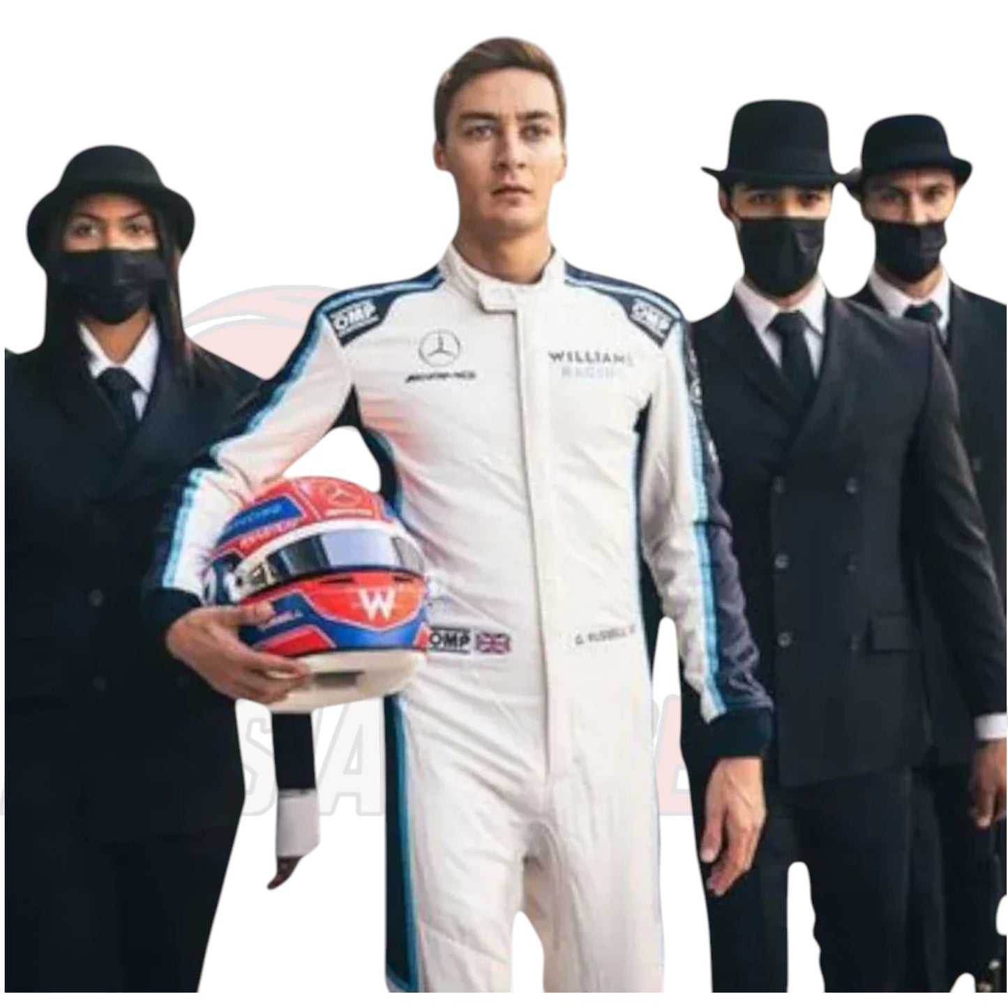 2020 George Russell Williams Racing F1 Race Suit by Paksial Racewear