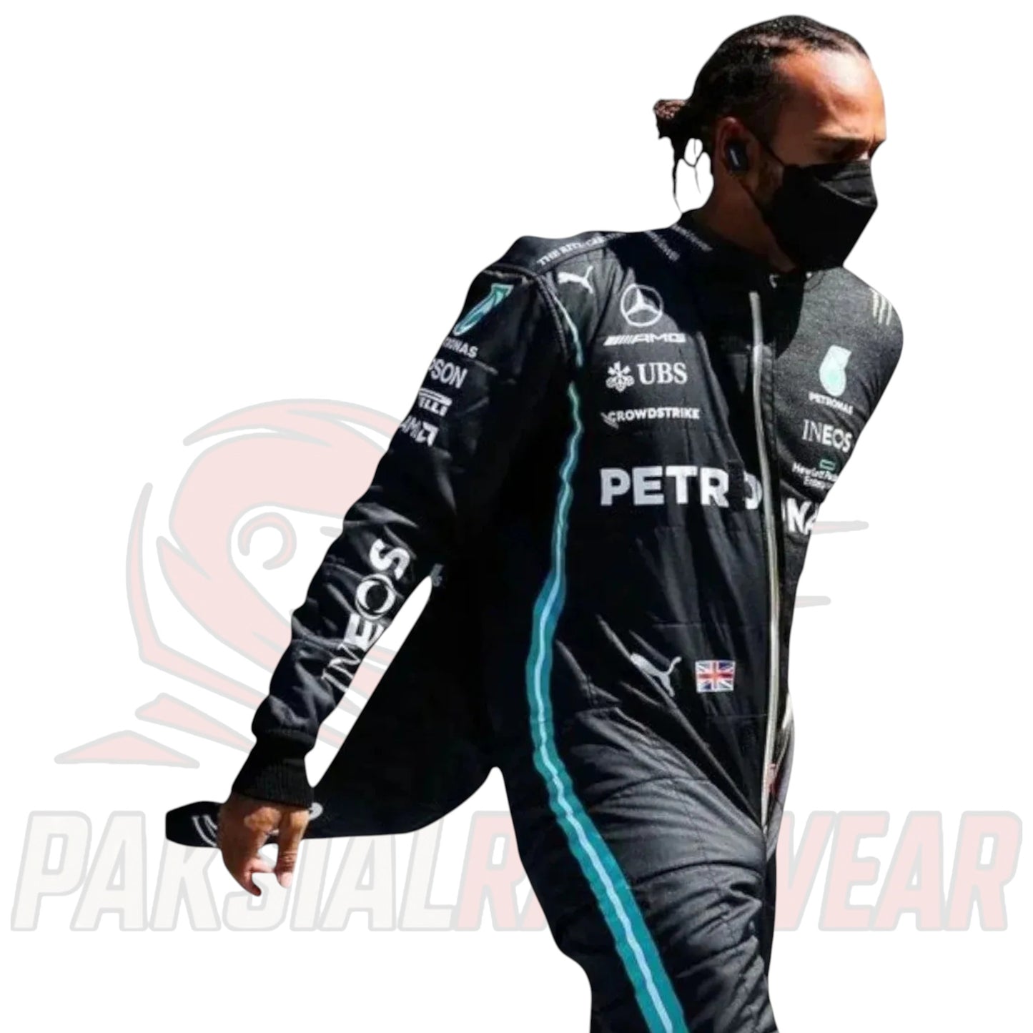 2021 Lewis Hamilton Mercedes-AMG Petronas F1 Team Replica Race Suit – Title Chase Edition