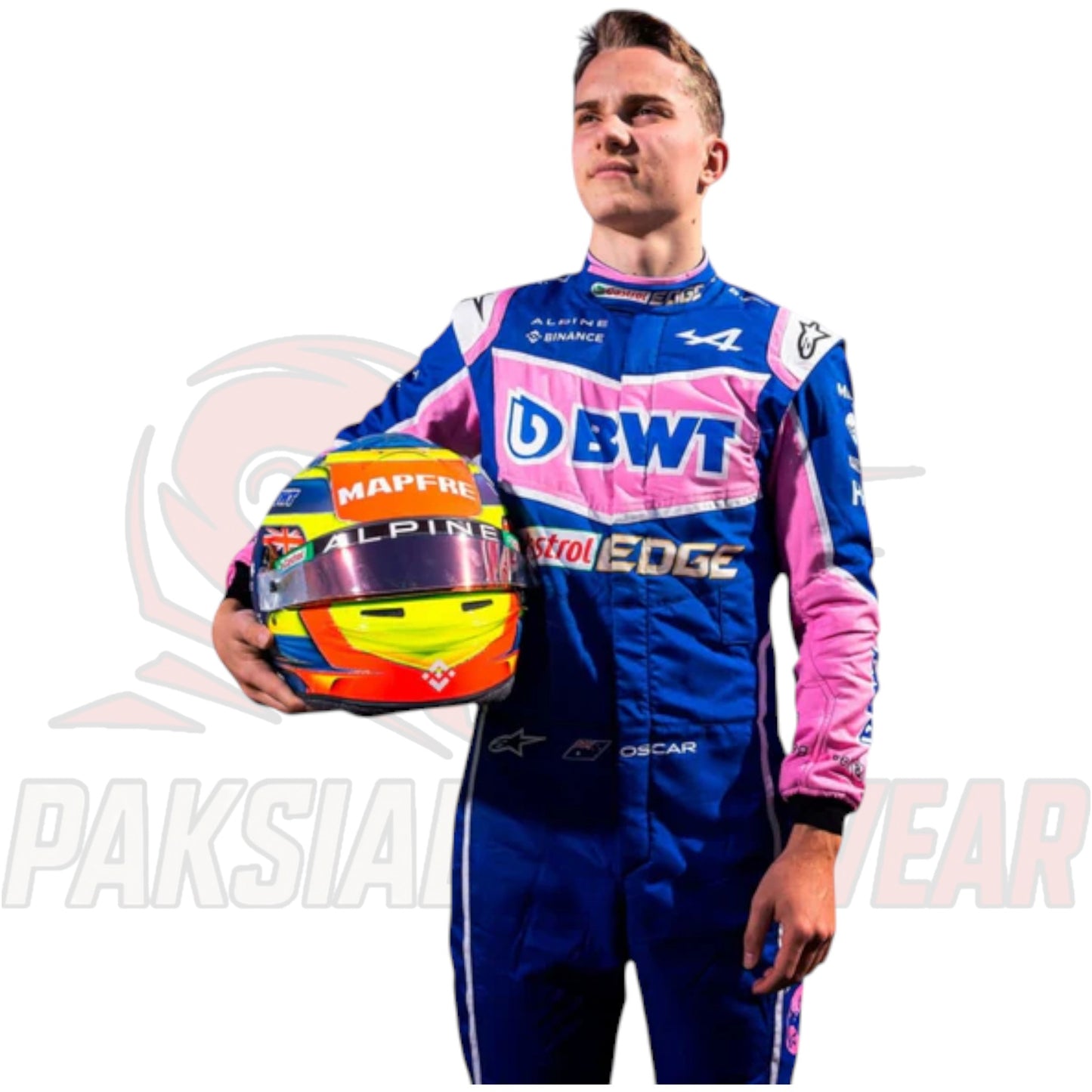 Oscar Piastri 2022 BWT Alpine F1 Team Race Suit – Official Replica