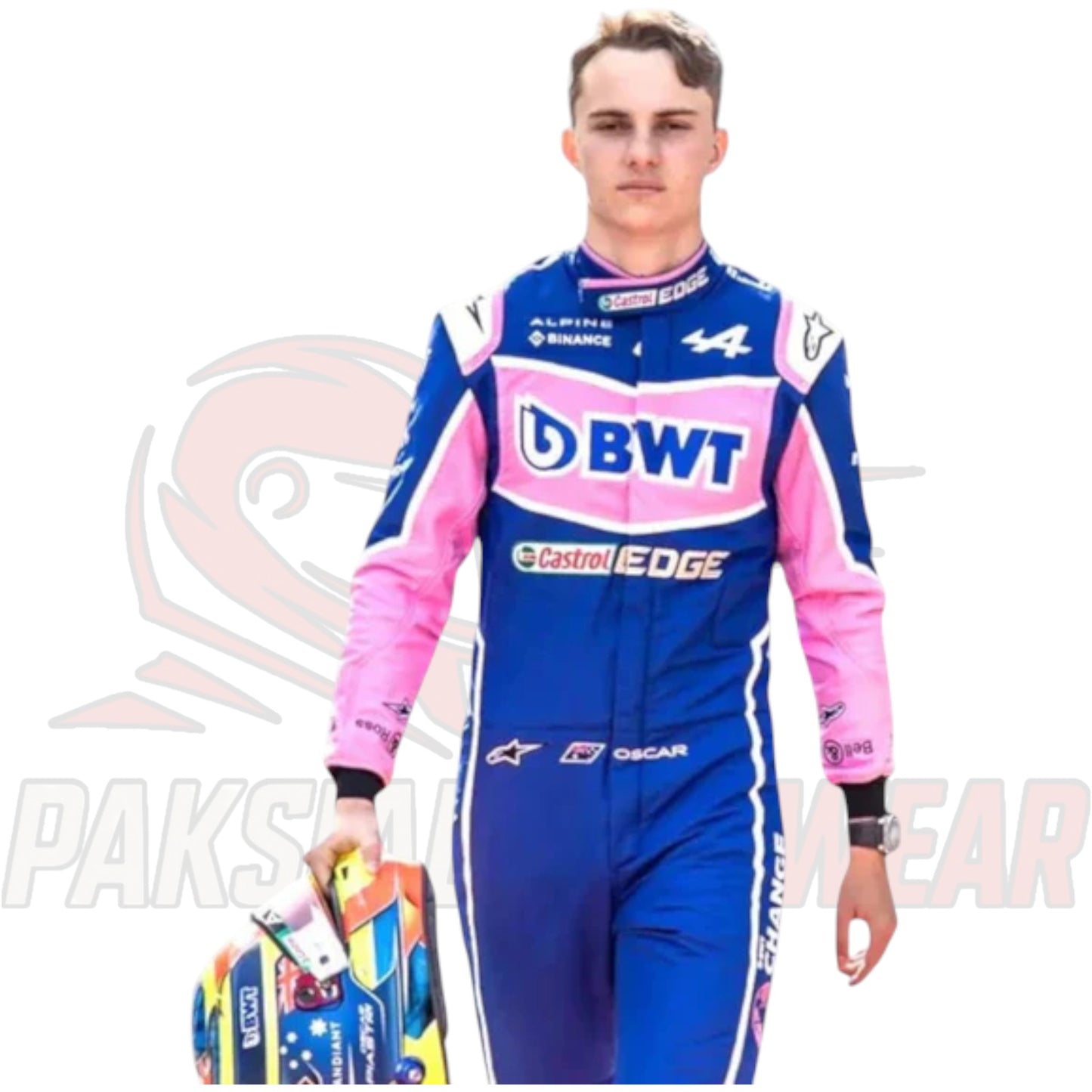Oscar Piastri 2022 BWT Alpine F1 Team Race Suit – Official Replica