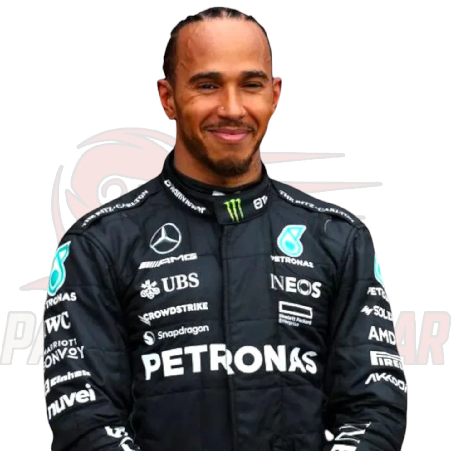 2023 Lewis Hamilton Mercedes-AMG F1 Race Suit by Paksial Racewear