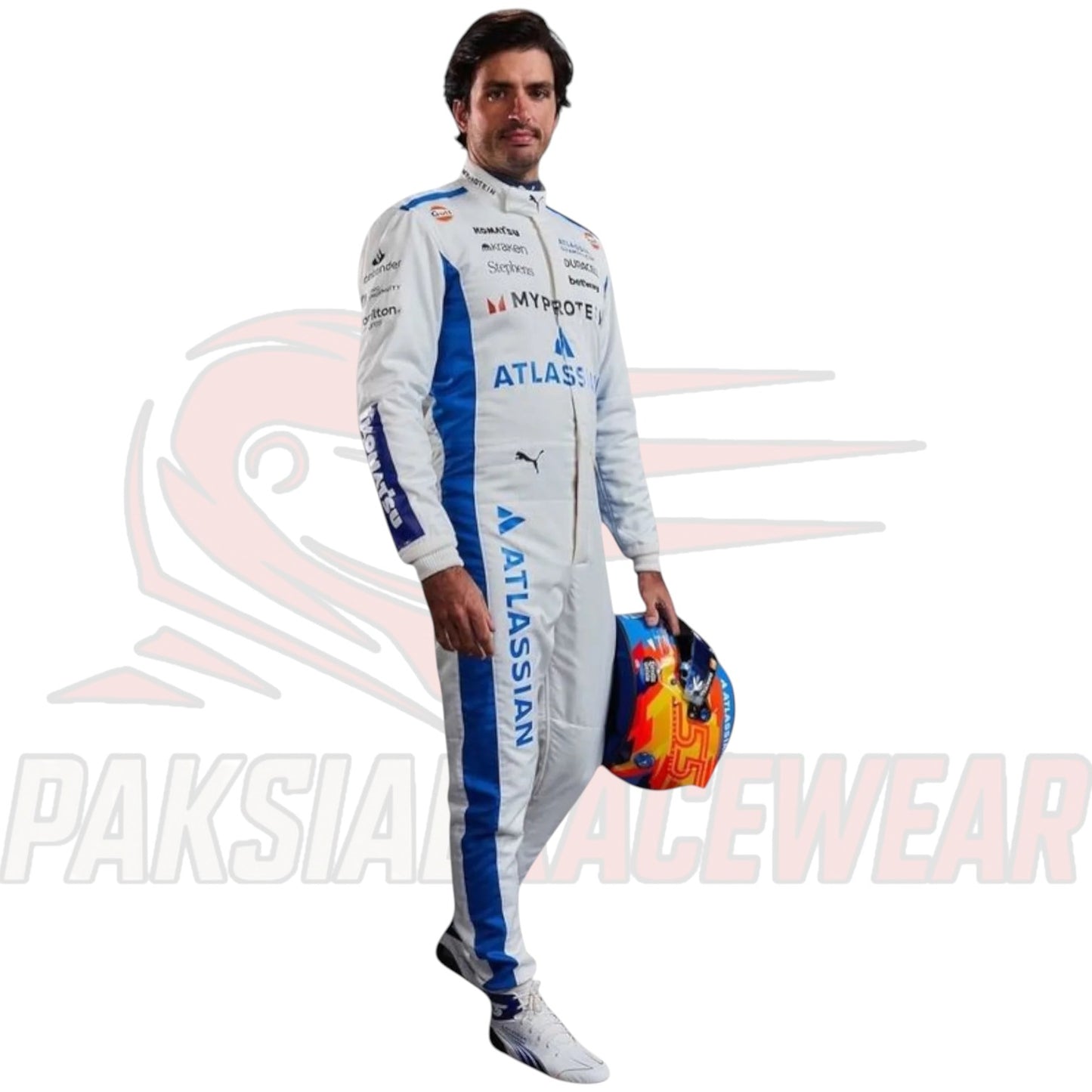 Carlos Sainz 2025 Williams Racing F1 Team Replica Race Suit – Paksial Racewear