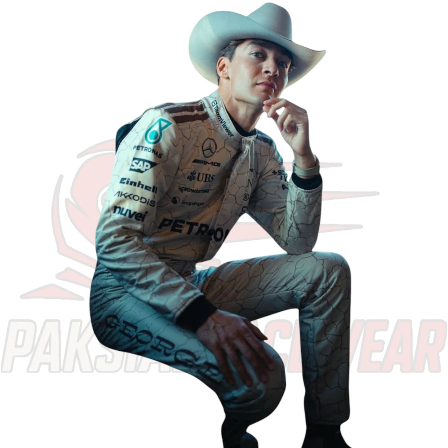 Andrea Kimi Antonelli 2025 Mercedes F1 US GP Suit
