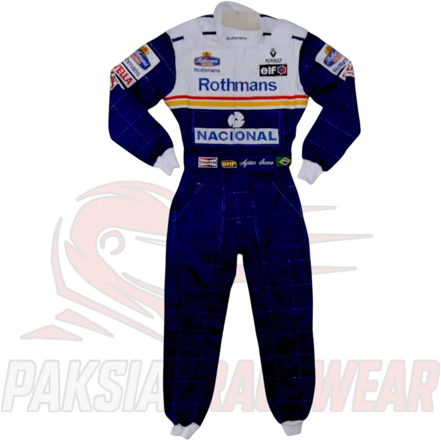 Ayrton Senna 1994 Williams Renault F1 Racing Suit by Paksial Racewear