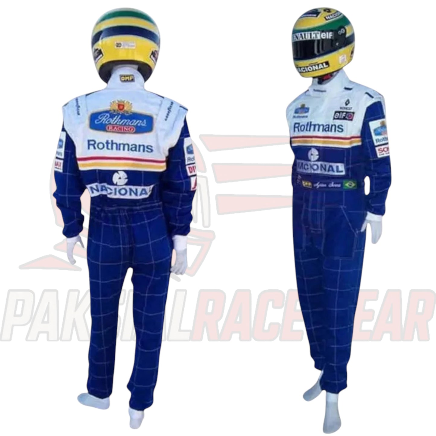 Ayrton Senna 1994 Williams Renault F1 Replica Race Suit by Paksial Racewear