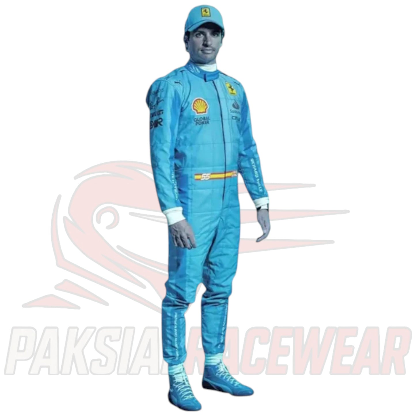 Carlos Sainz Jr. 2024 Ferrari F1 Team GP Replica Race Suit – Paksial Racewear
