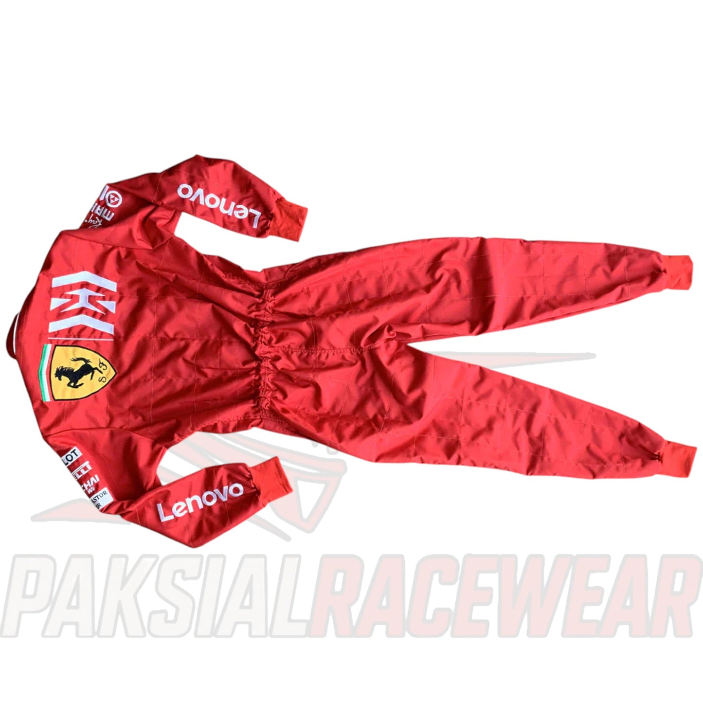 Charles Leclerc 2019 Ferrari Mission Winnow Embroidered Replica Go Kart Race Suit