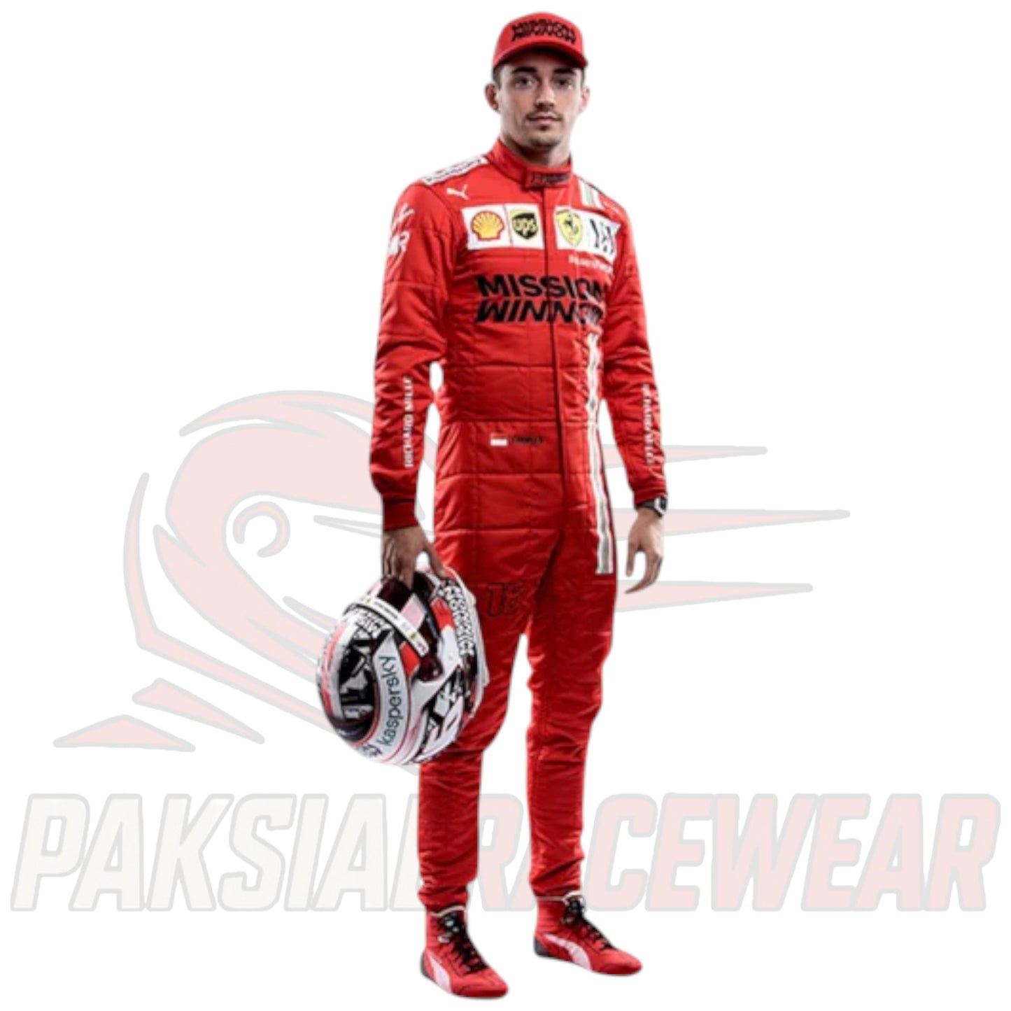 Charles Leclerc 2021 Ferrari Mission Winnow F1 Replica Race Suit – Paksial Racewear