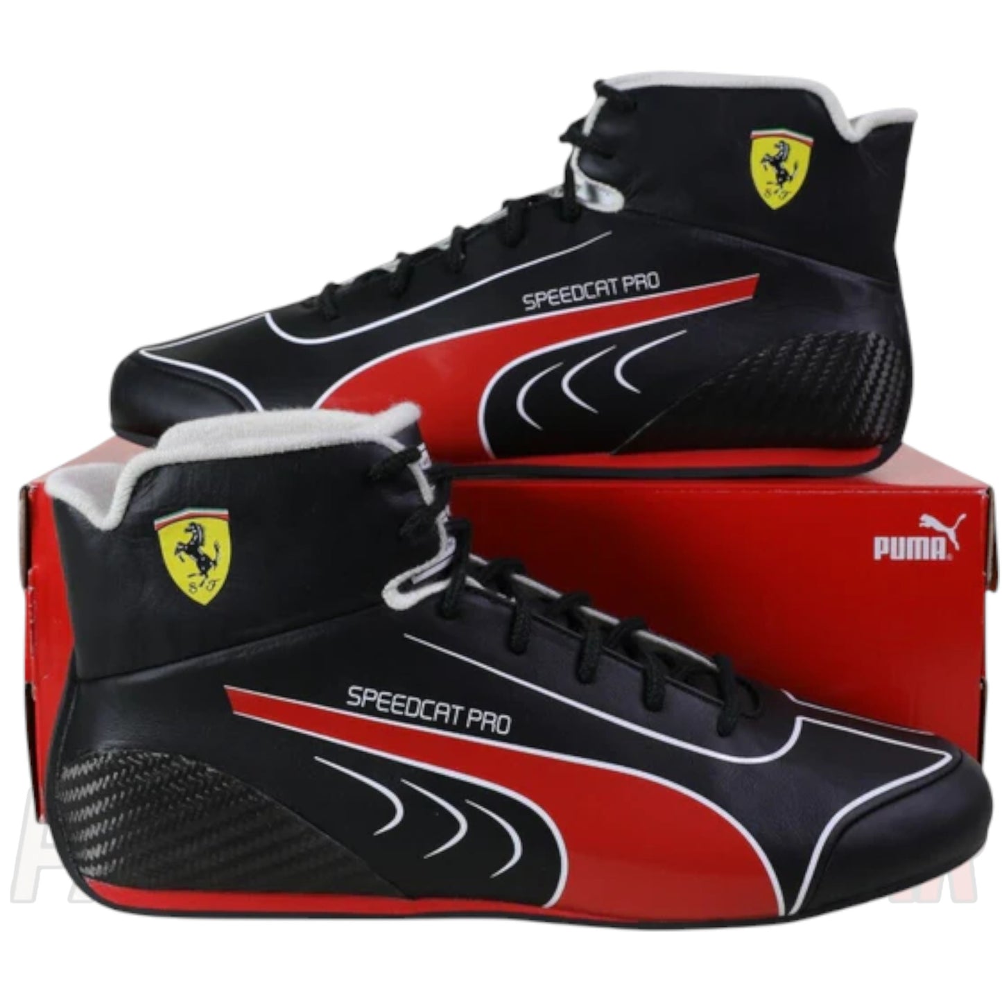 Charles Leclerc Ferrari Speedcat Pro Replica Shoes – Paksial Racewear