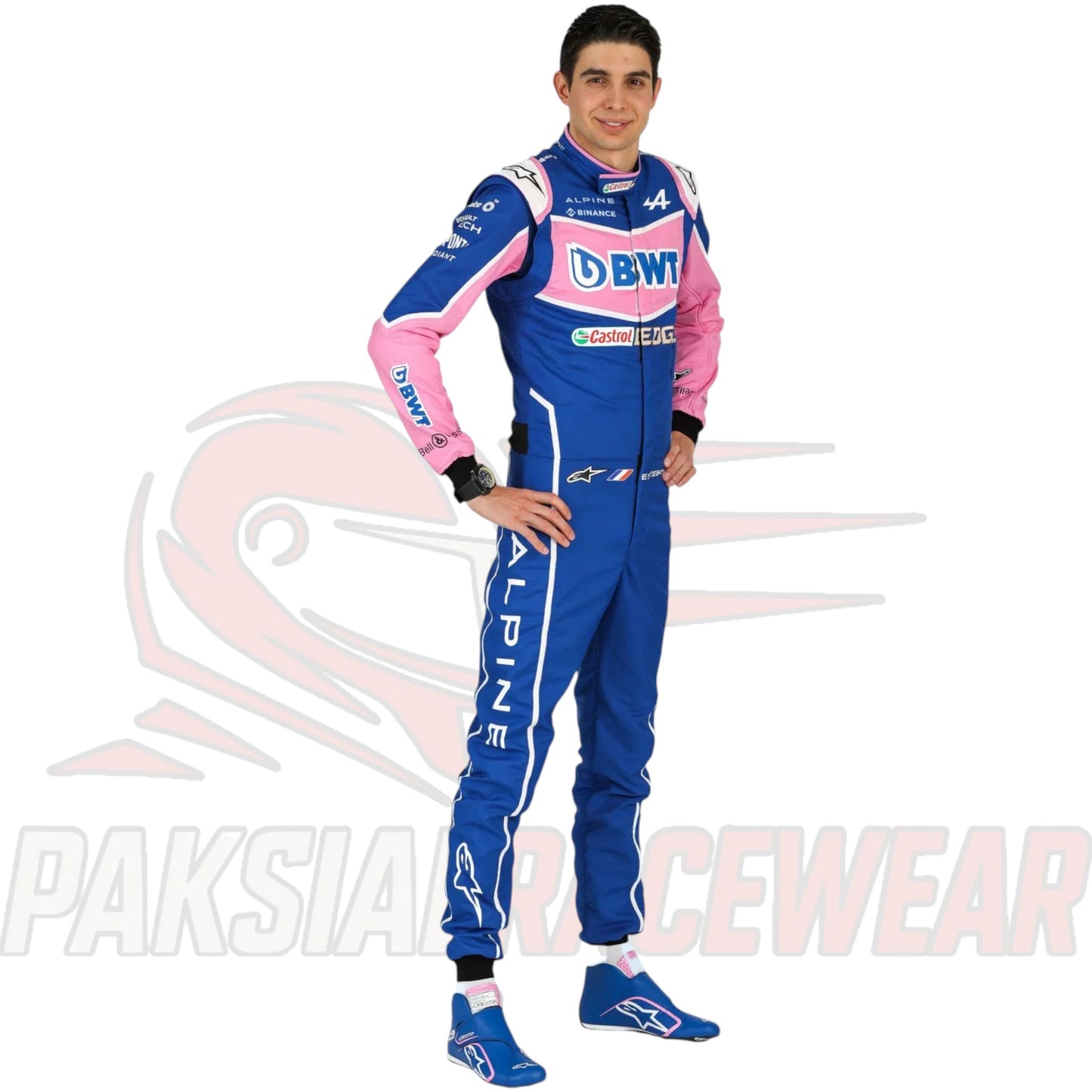 Esteban Ocon 2022 BWT Alpine F1 Team Replica Racing Suit