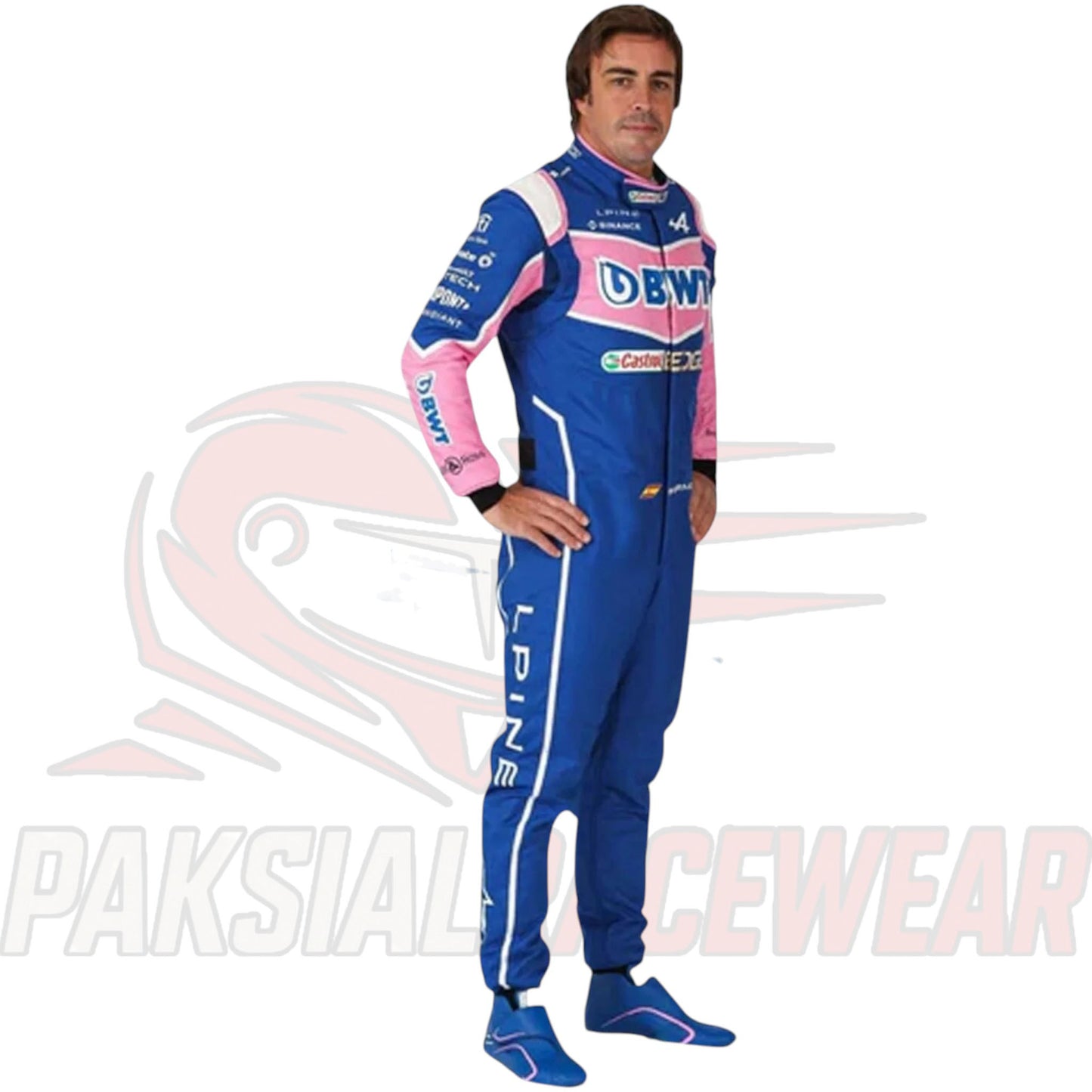 Fernando Alonso 2022 BWT Alpine F1 Team Replica Racing Suit