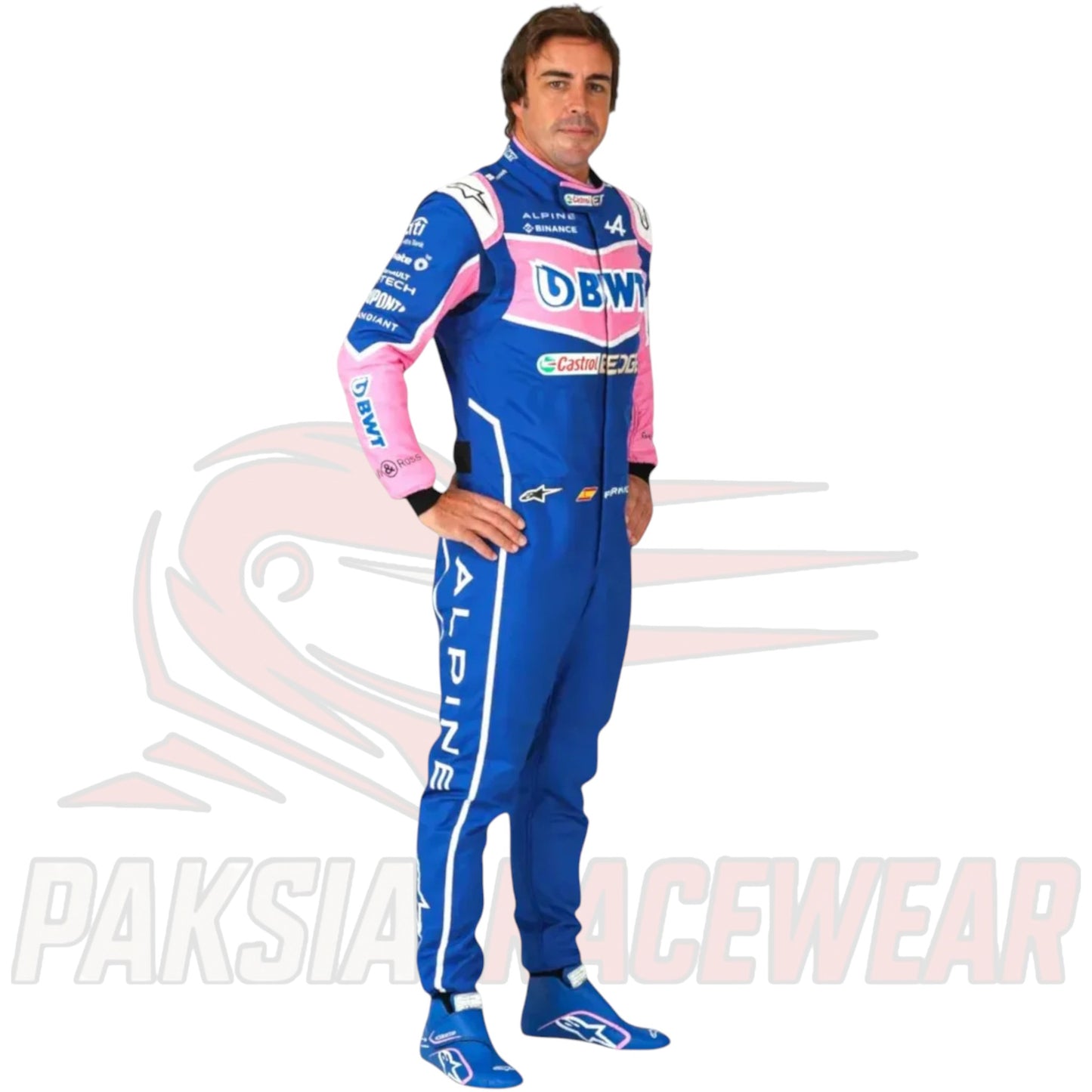 Fernando Alonso 2022 BWT Alpine F1 Team Replica Race Suit – Paksial Racewear