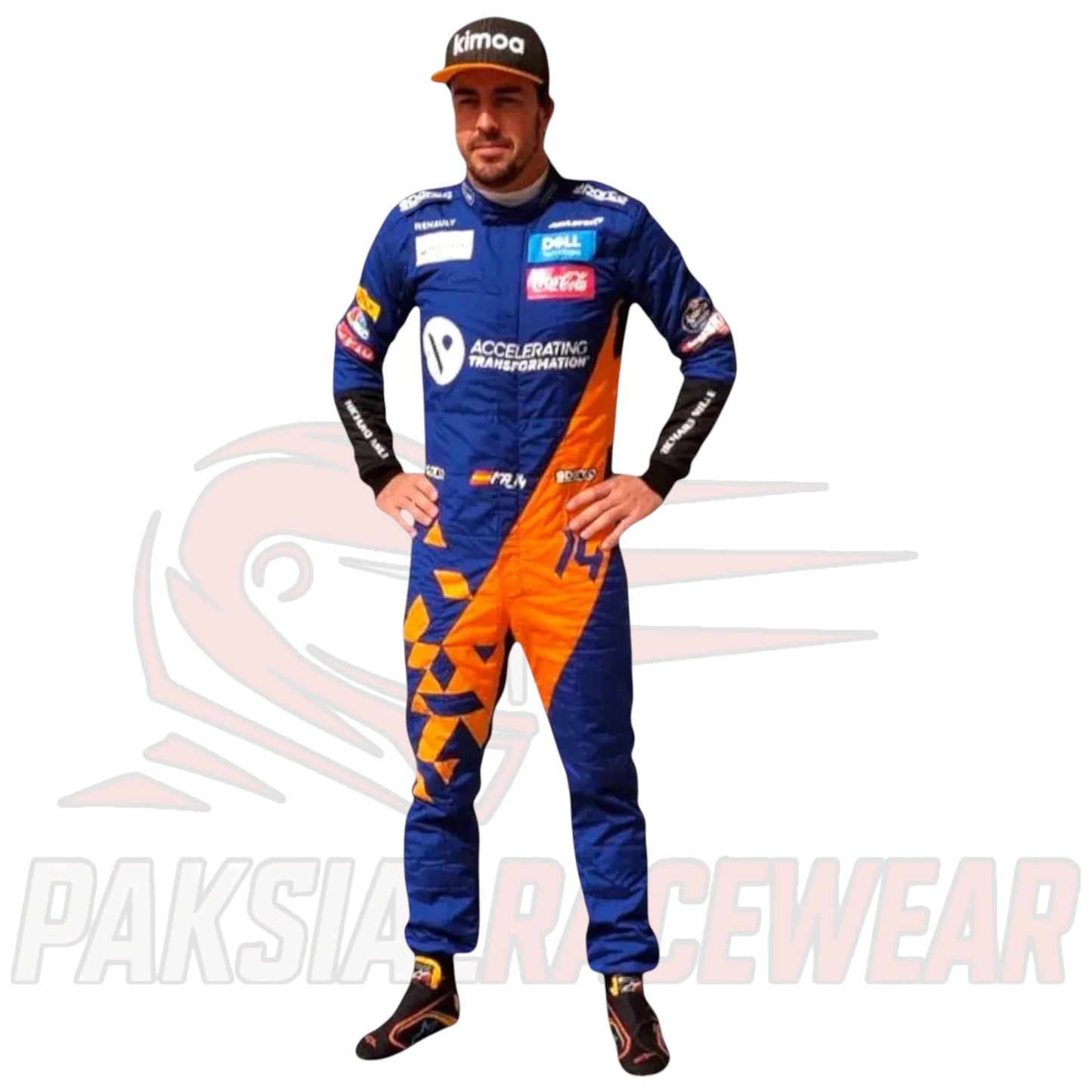Fernando Alonso 2019 McLaren Formula 1 Team Replica Race Suit – Paksial Racewear