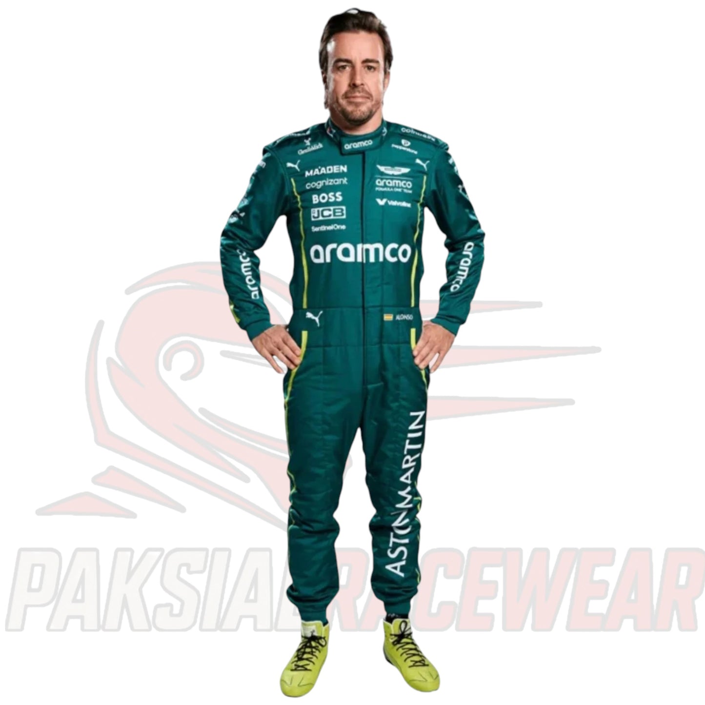 Fernando Alonso 2025 Aston Martin F1 Team Replica Racing Suit