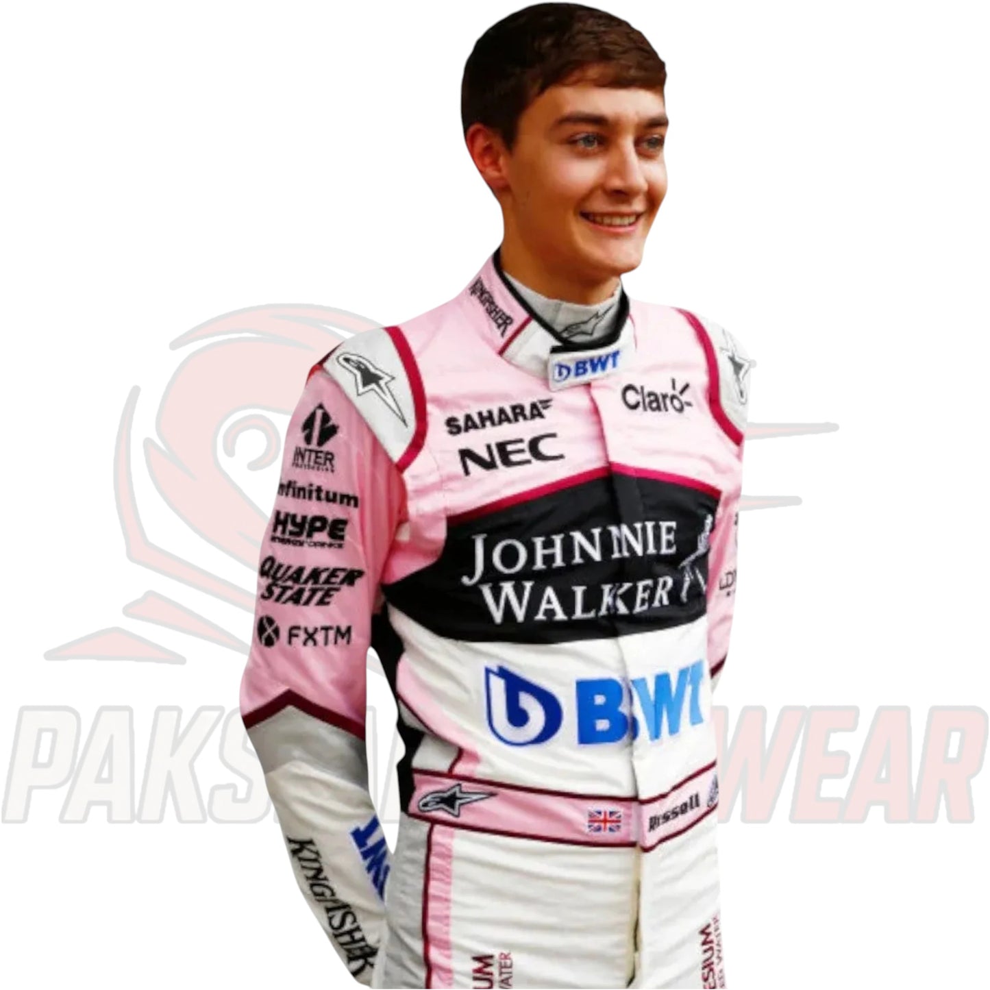 George Russell 2017 BWT Alpine F1 Race Suit by Paksial Racewear