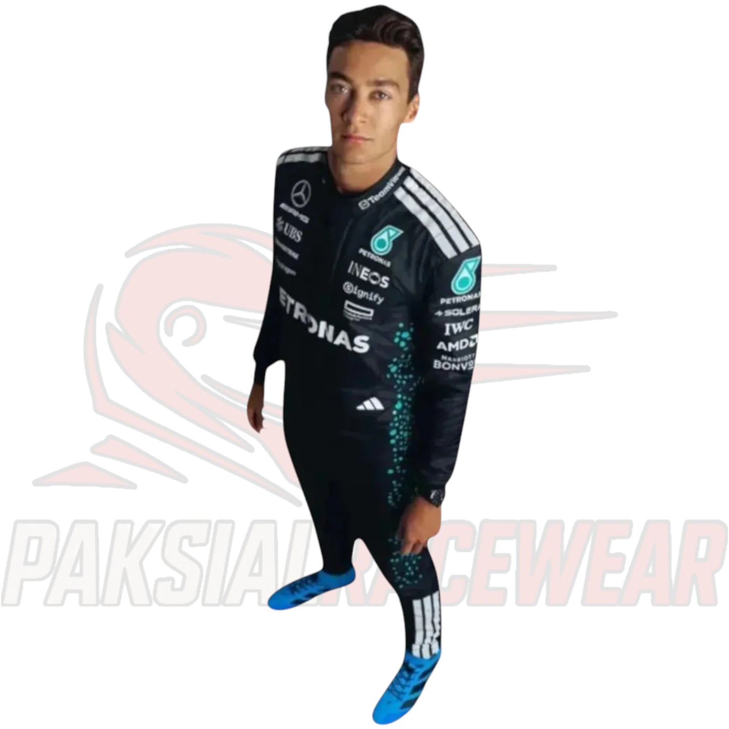 George Russell 2025 Mercedes F1 Race Suit