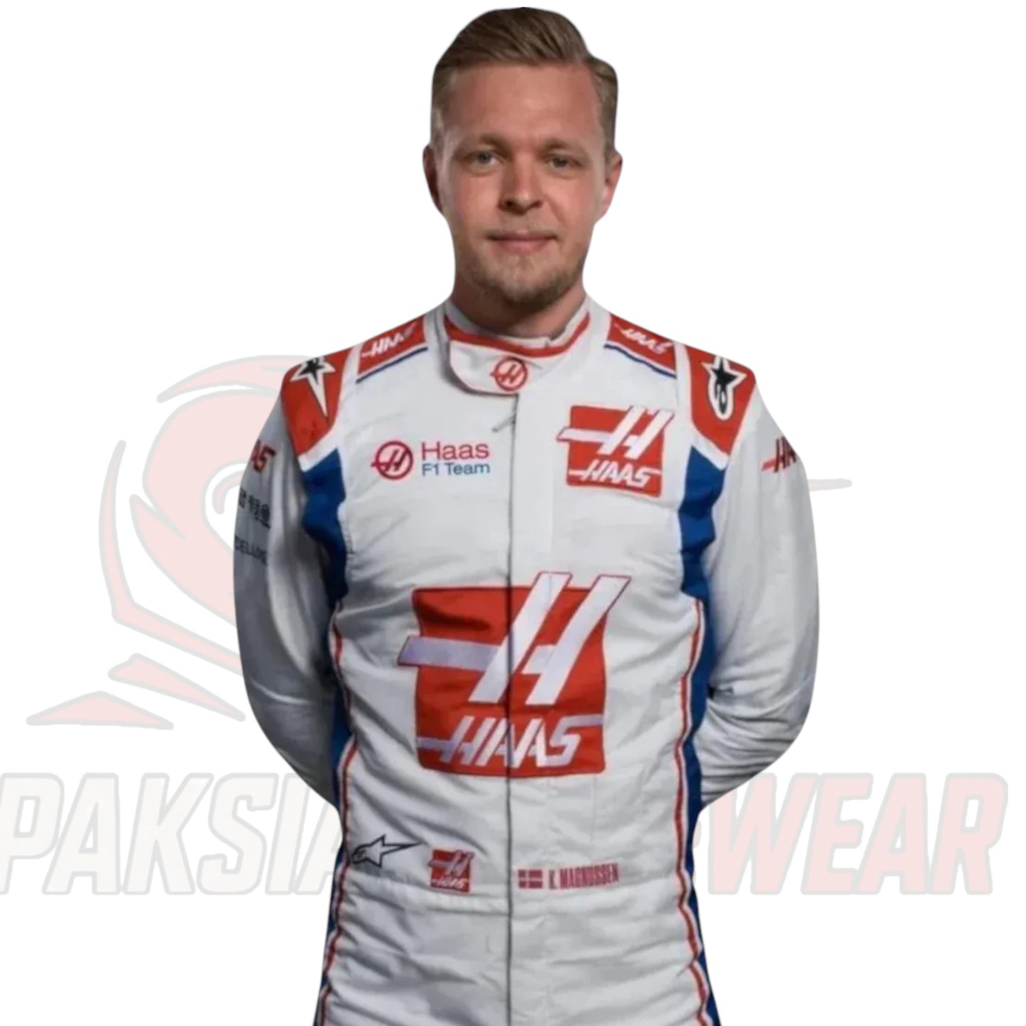 Kevin Magnussen 2022 Haas F1 Team Race Suit Replica | Paksial Racewear