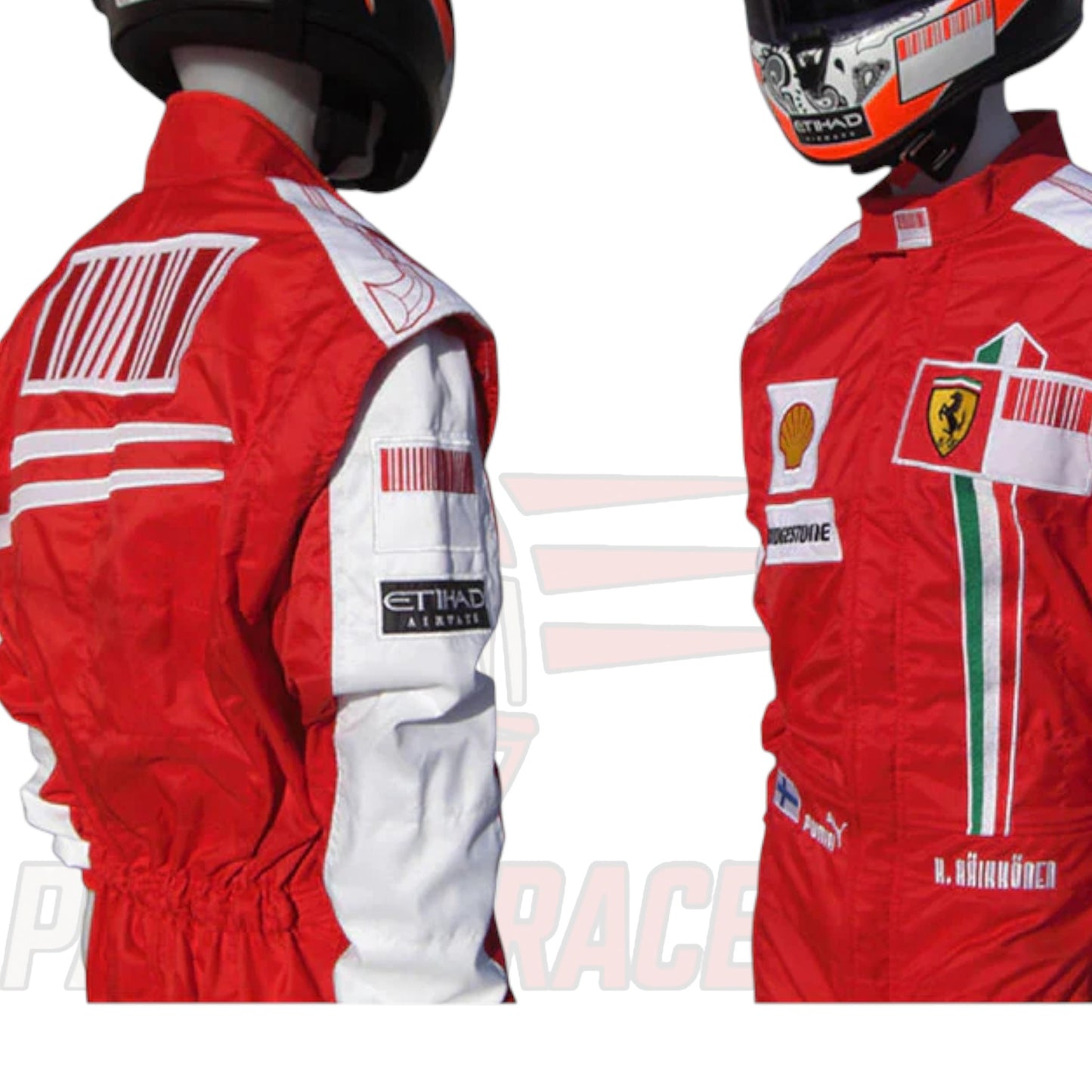 Kimi Räikkönen 2009 Ferrari F1 Replica Embroidered Go Kart Racing Suit