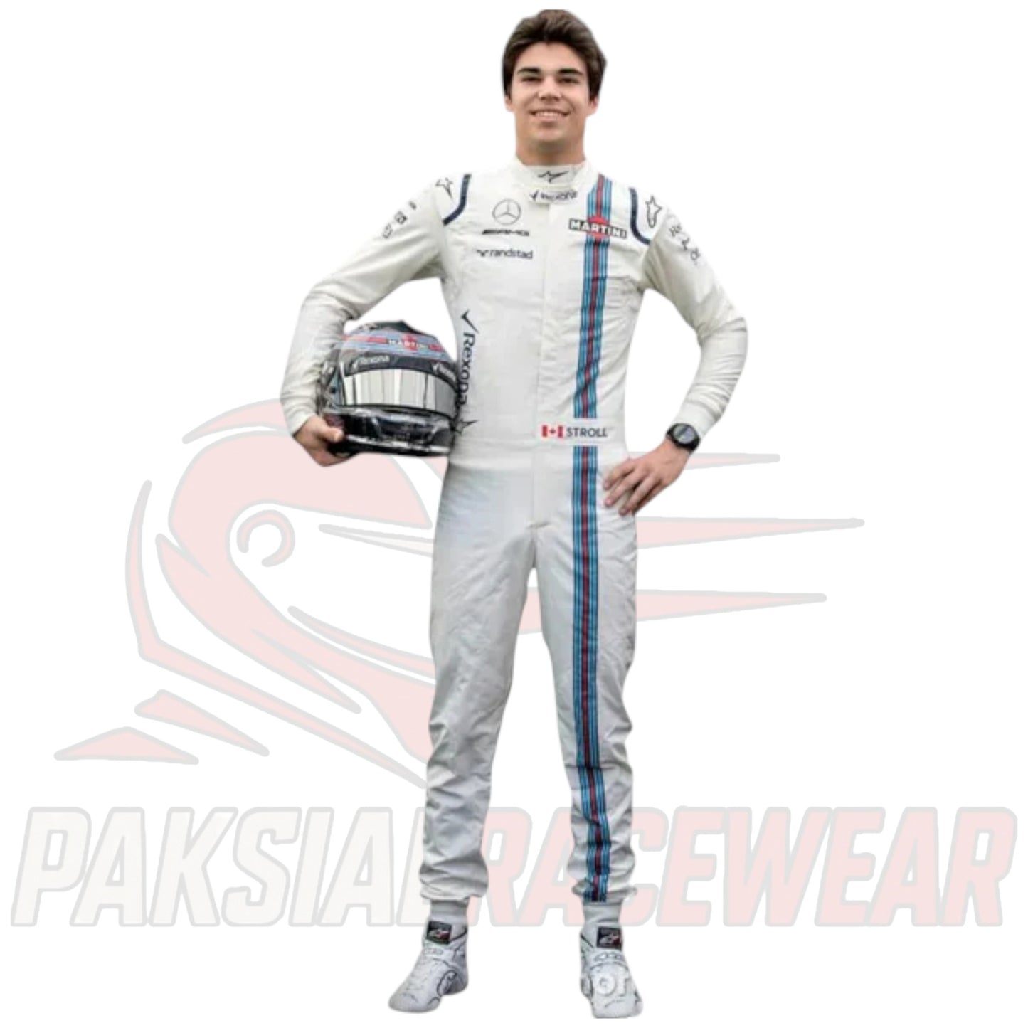 Lance Stroll 2017 Aston Martin F1 Race Suit – Paksial Replica
