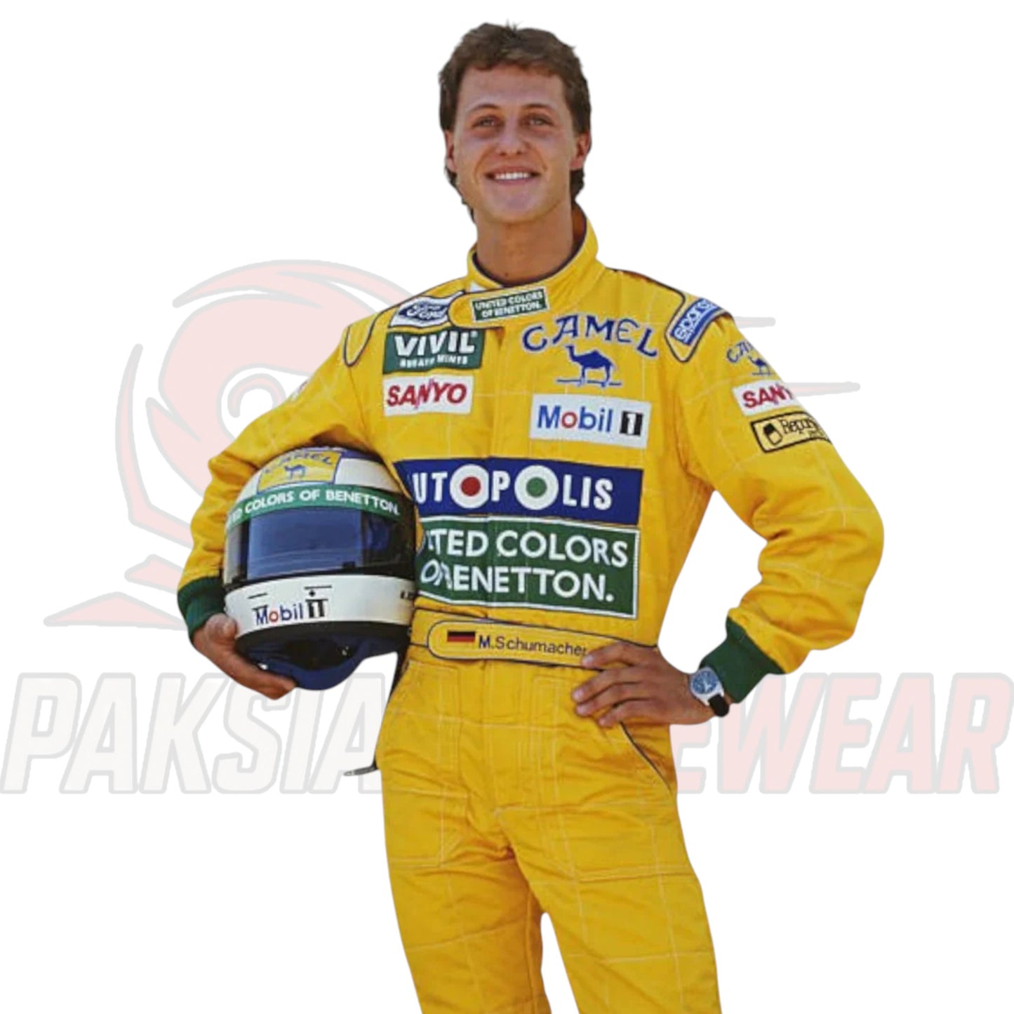 Michael Schumacher 1992 Benetton F1 Replica Race Suit by Paksial Racewear