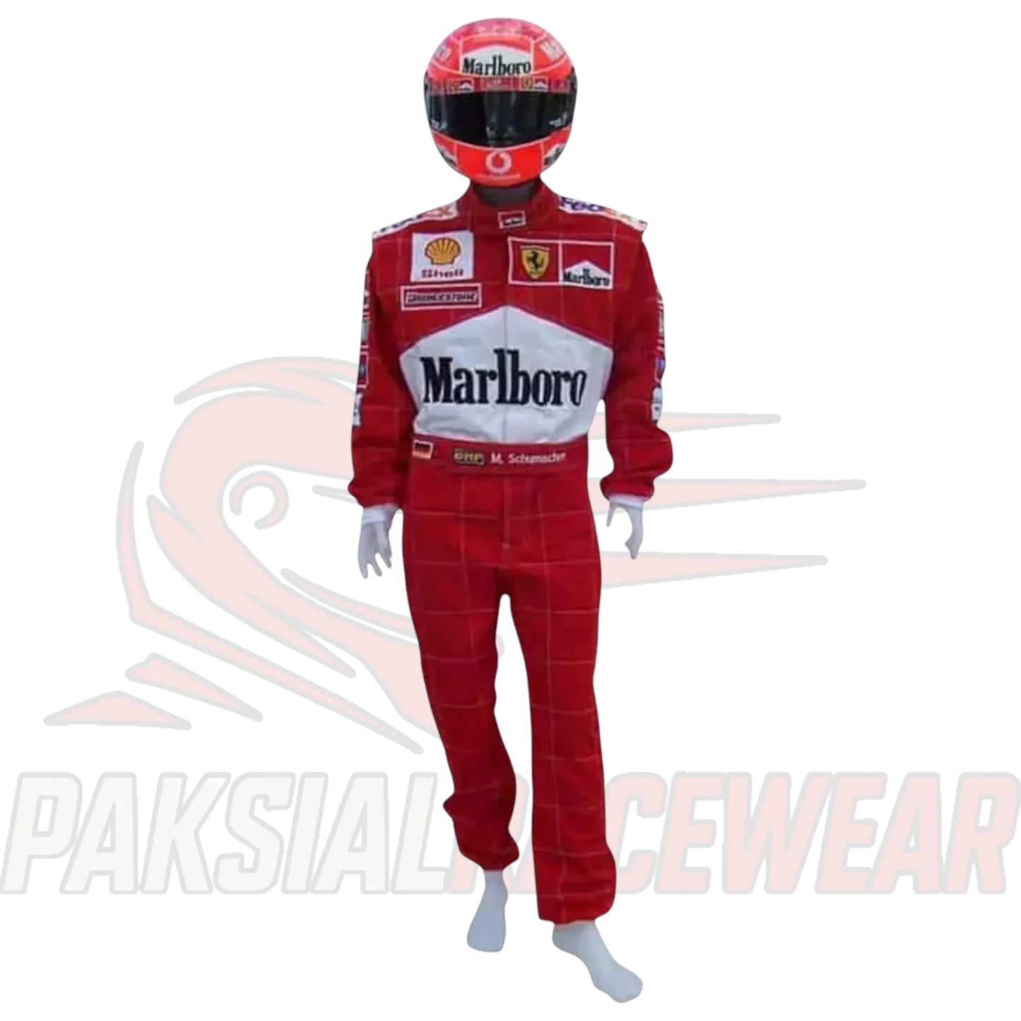 Michael Schumacher 2001 Ferrari Marlboro F1 Replica Race Suit by Paksial Racewear