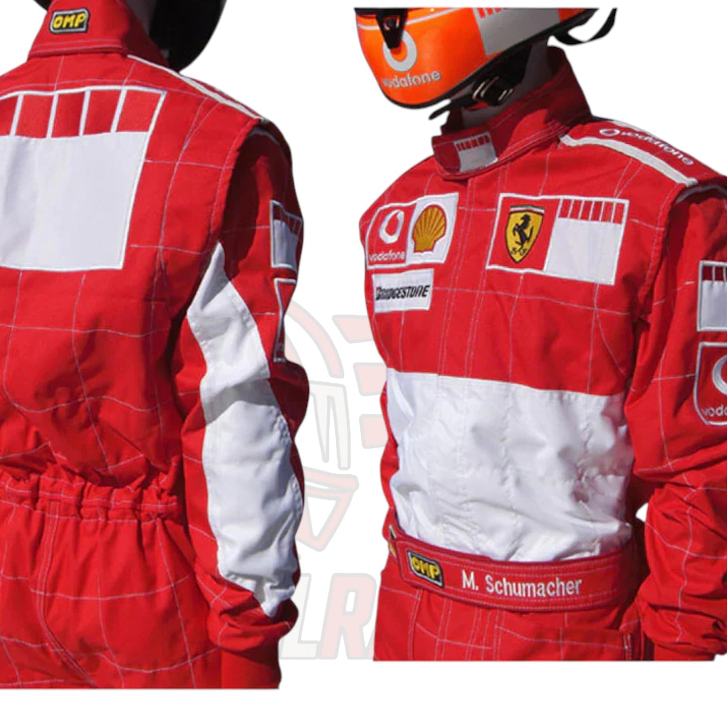Michael Schumacher 2006 Ferrari BAR CODE Embroidered Replica Go Kart Race Suit