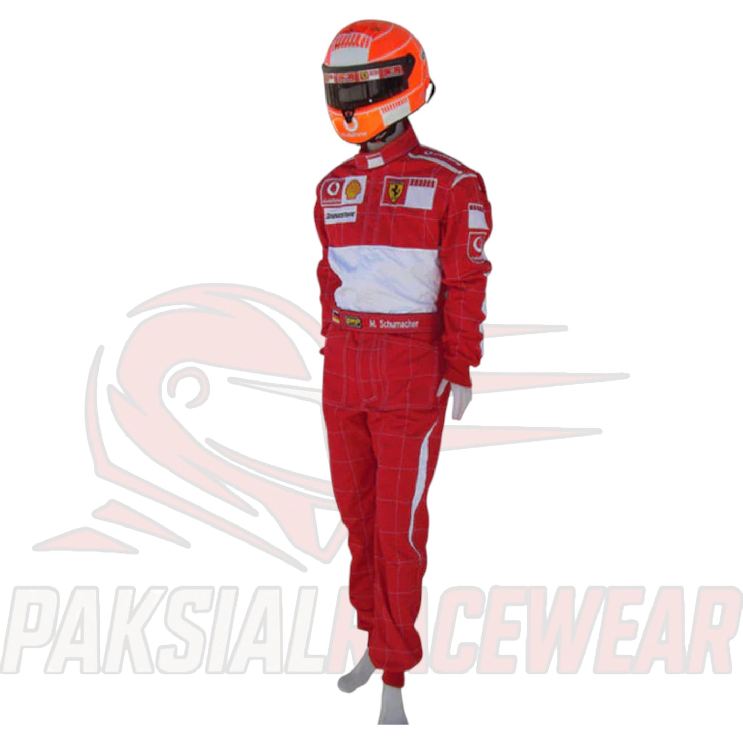 Michael Schumacher 2006 Ferrari BAR CODE Embroidered Replica Go Kart Race Suit