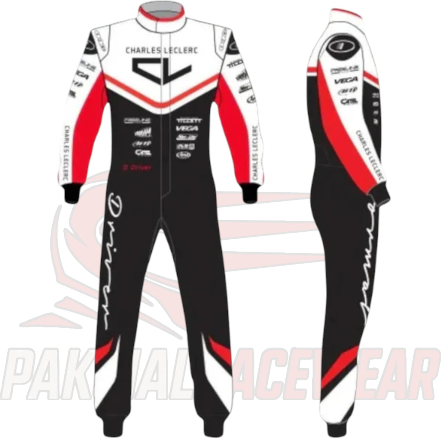 PSL Charles Leclerc 2020 Custom Driver Kart Racing Suit – Premium Replica