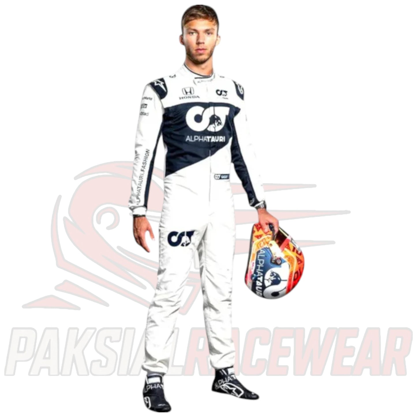 Pierre Gasly 2021 AlphaTauri F1 Team Race Suit – Official Replica