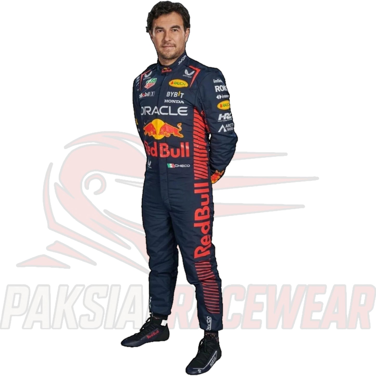 Sergio Perez 2023 Red Bull Printed Go Kart Suit – Replica