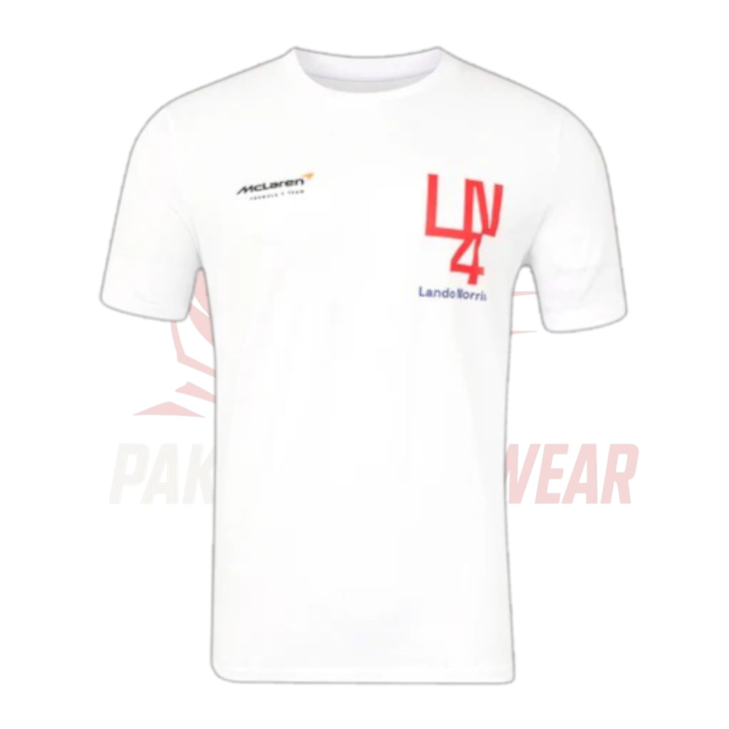 White Silverstone T-Shirt – Lando Norris | Unisex F1 Fanwear