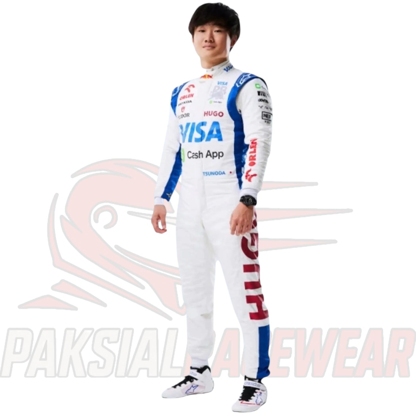 Yuki Tsunoda 2024 Visa Cash App RB Formula One Replica Race Suit | Paksial Racewear