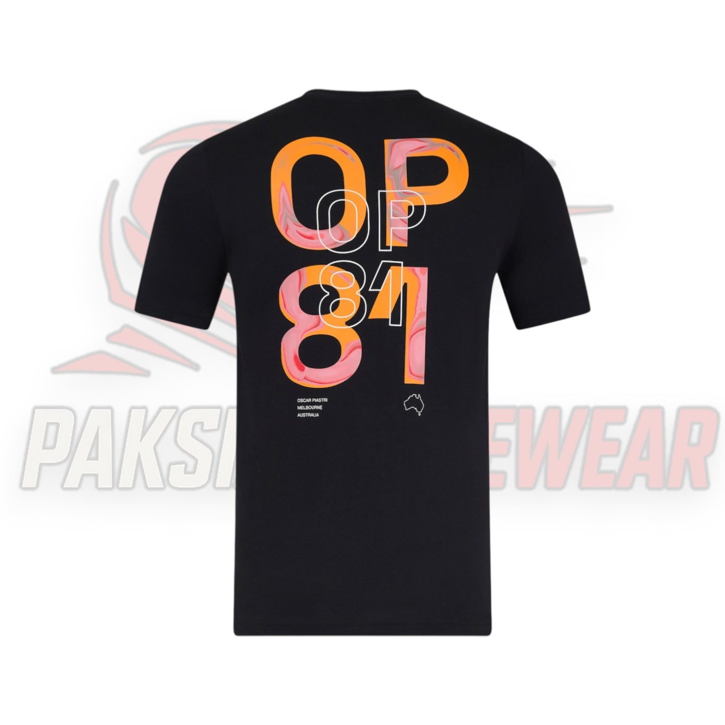 McLaren 2025 Oscar Piastri Driver T-Shirt β Black | Unisex F1 Tee