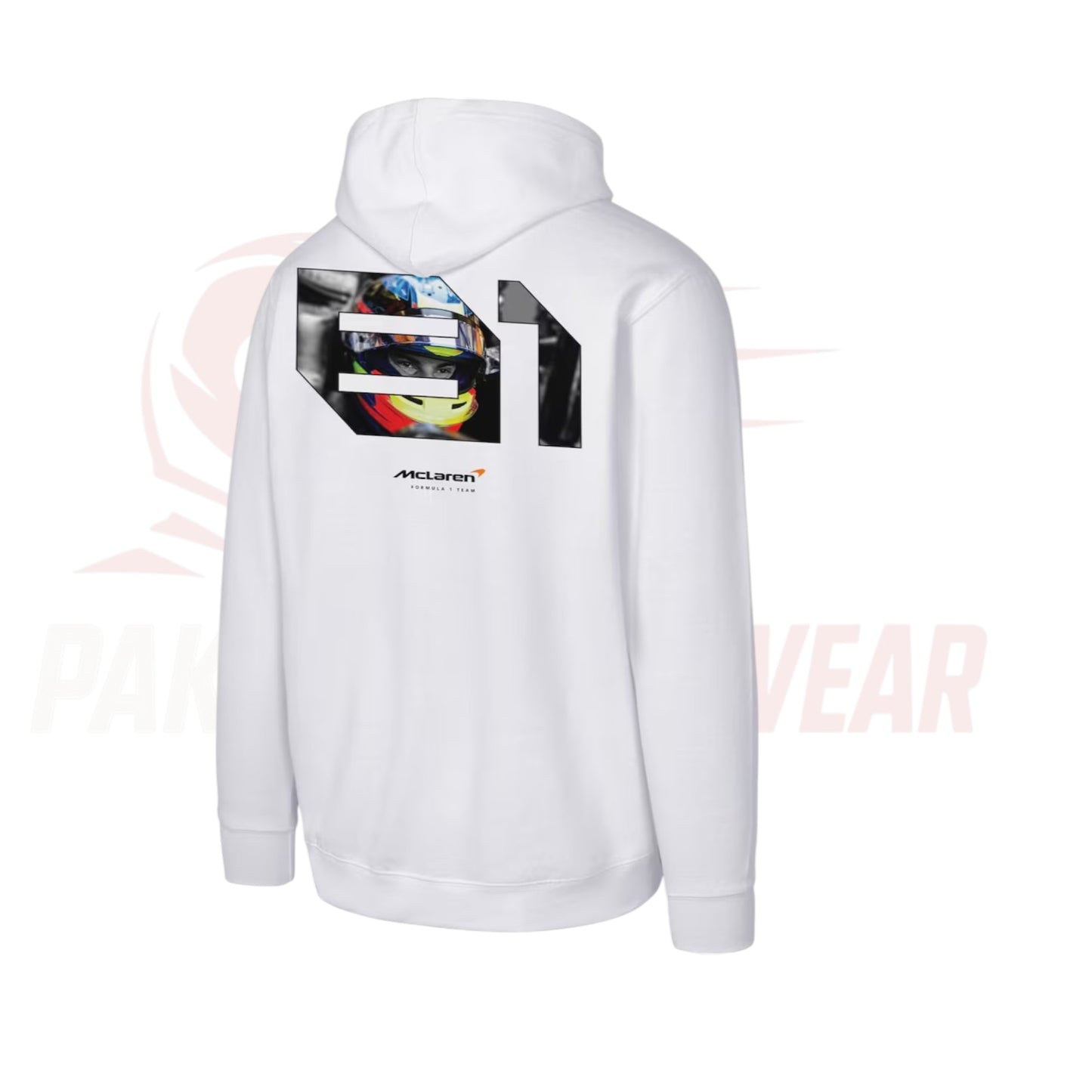 McLaren 81 Hoodie – Oscar Piastri Edition | White Unisex