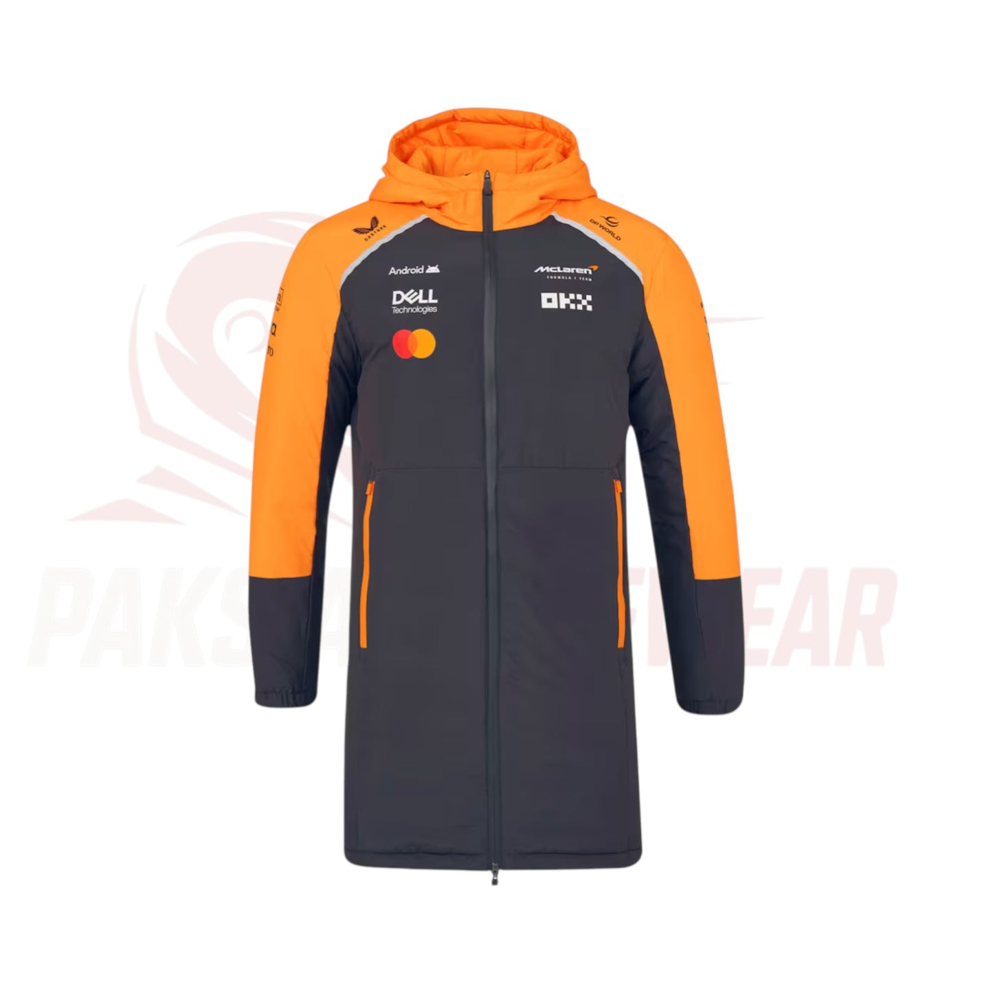 McLaren F1 Longline Puffer Jacket 2025 – Extended Fit