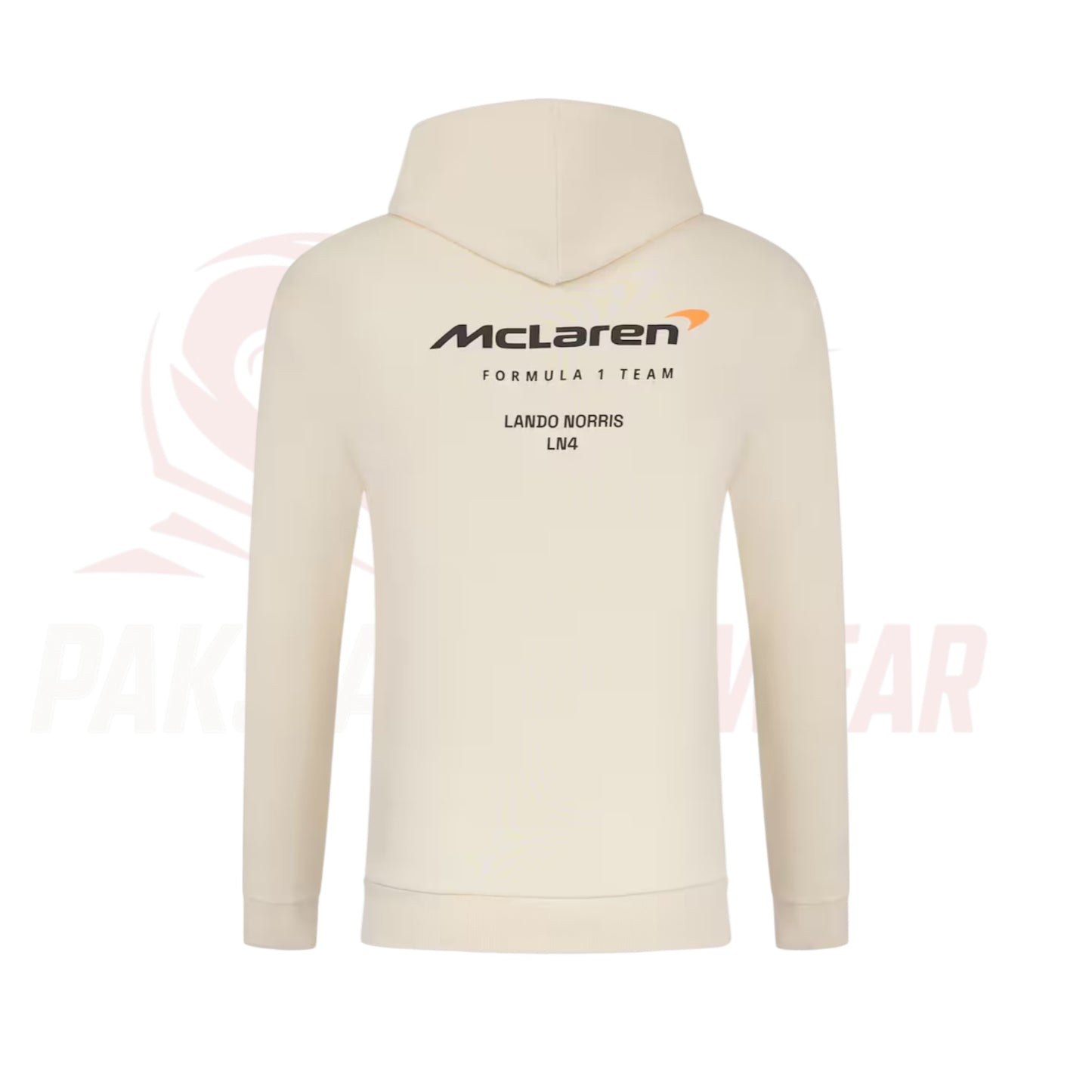 2025 Lando Norris Hoodie – McLaren F1 Cream Unisex Style