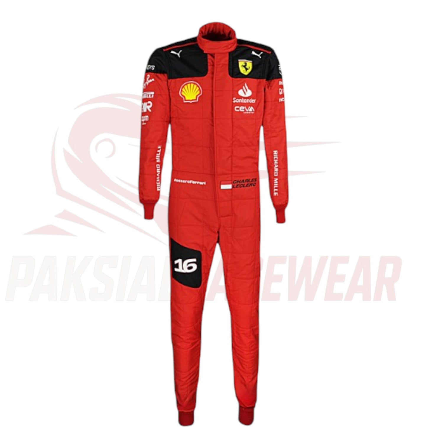 2023 Charles Leclerc Scuderia Ferrari Replica F1 Race Suit