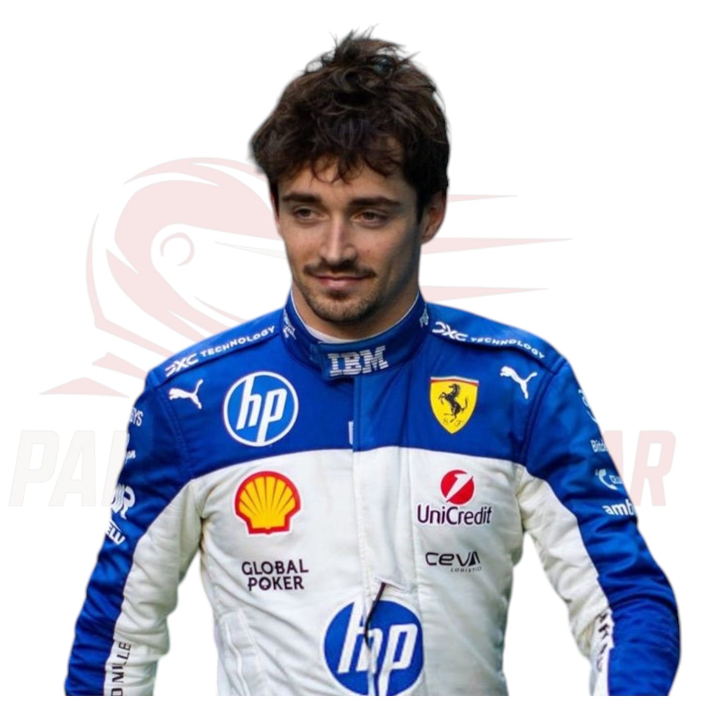 2025 Charles Leclerc Ferrari Miami GP Special Edition Replica F1 Race Suit