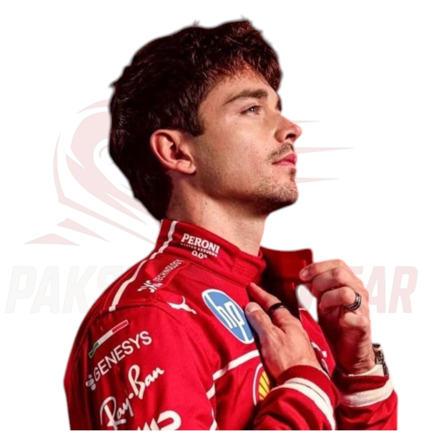 2025 Charles Leclerc Ferrari F1 Replica Race Suit