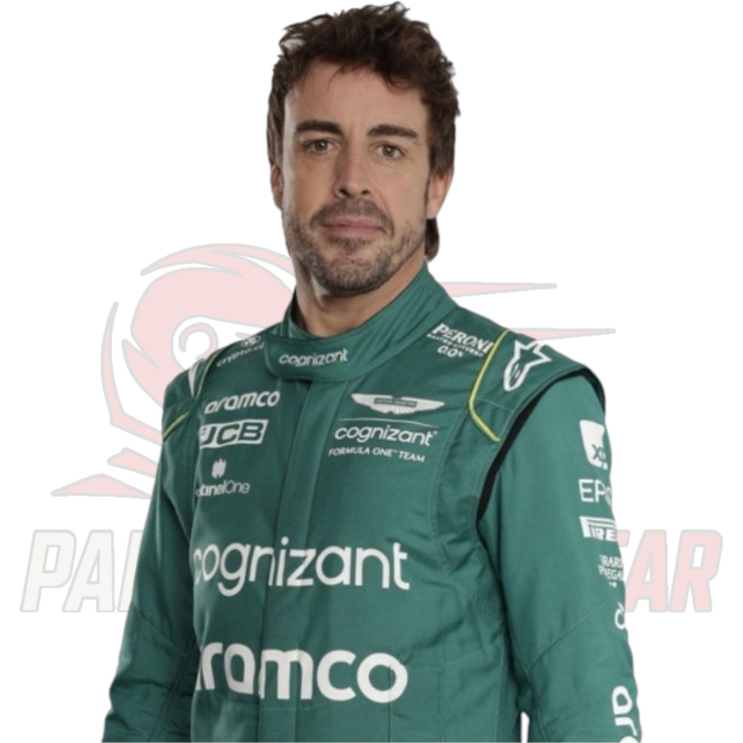 2023 Fernando Alonso Aston Martin F1 Replica Race Suit