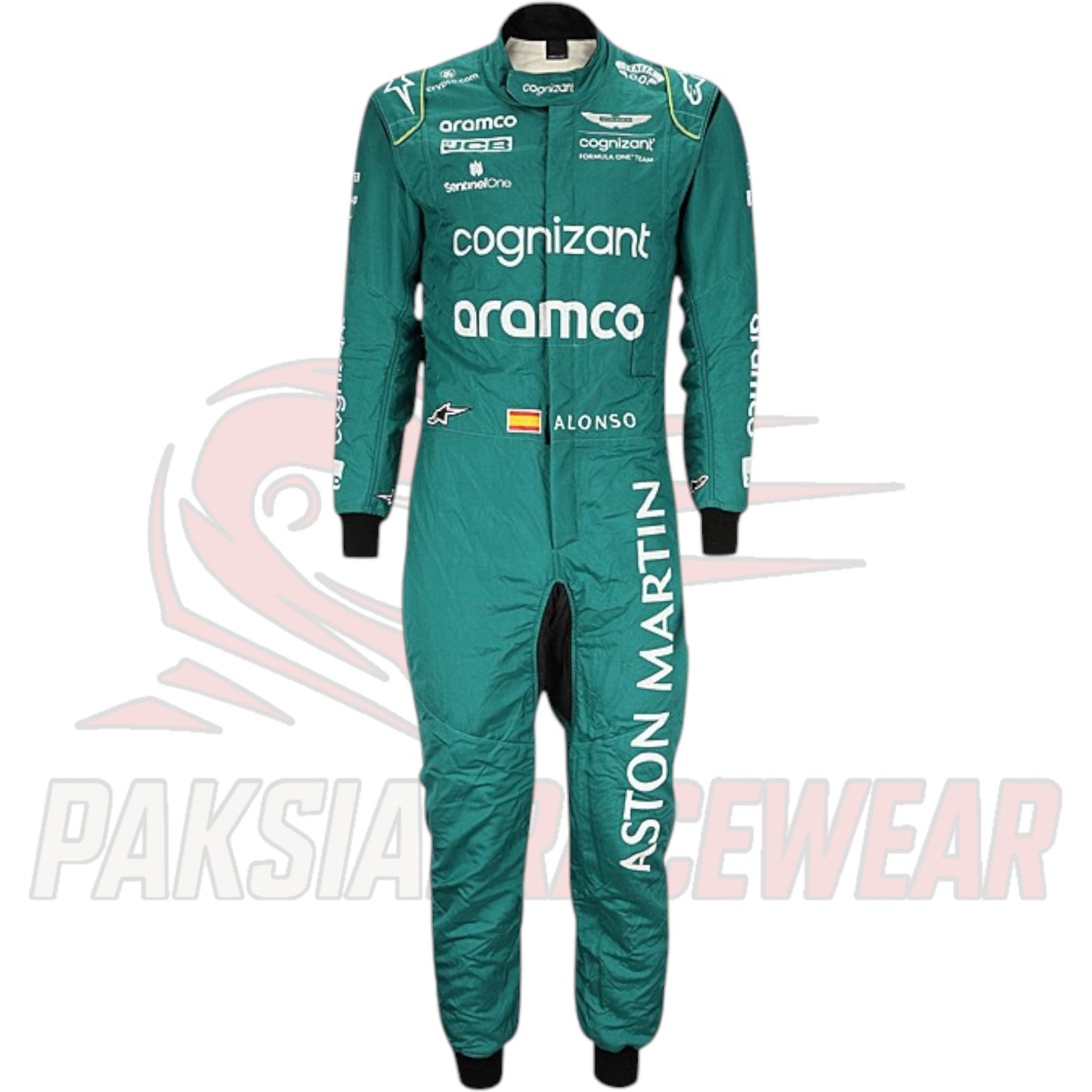 2023 Fernando Alonso Aston Martin F1 Replica Race Suit