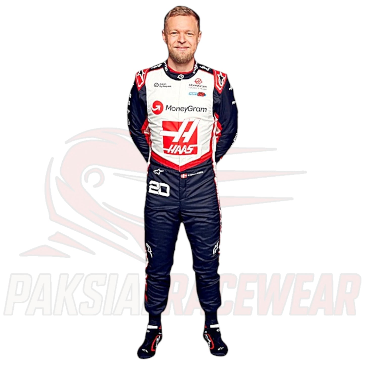 2024 Kevin Magnussen Haas F1 Race Suit Replica