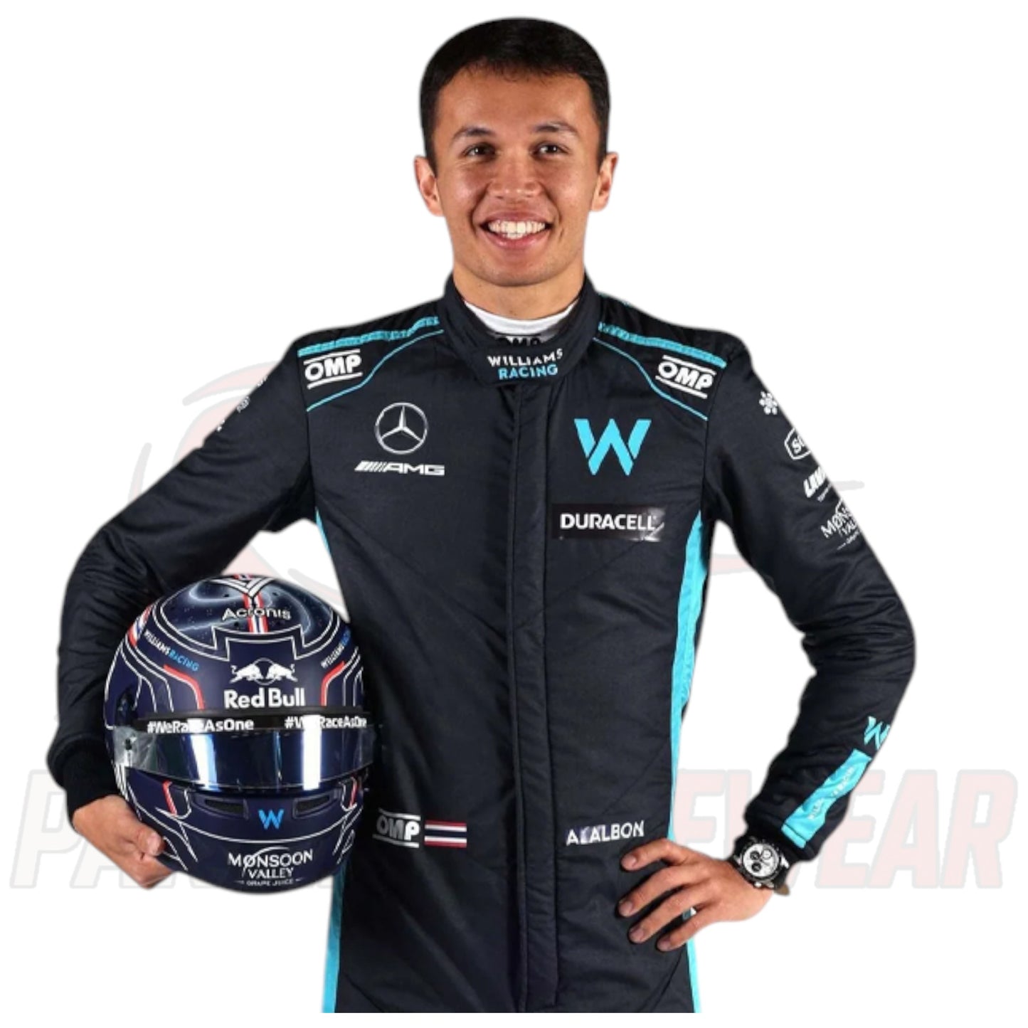 2022 Alexander Albon Williams Racing F1 Suit Replica