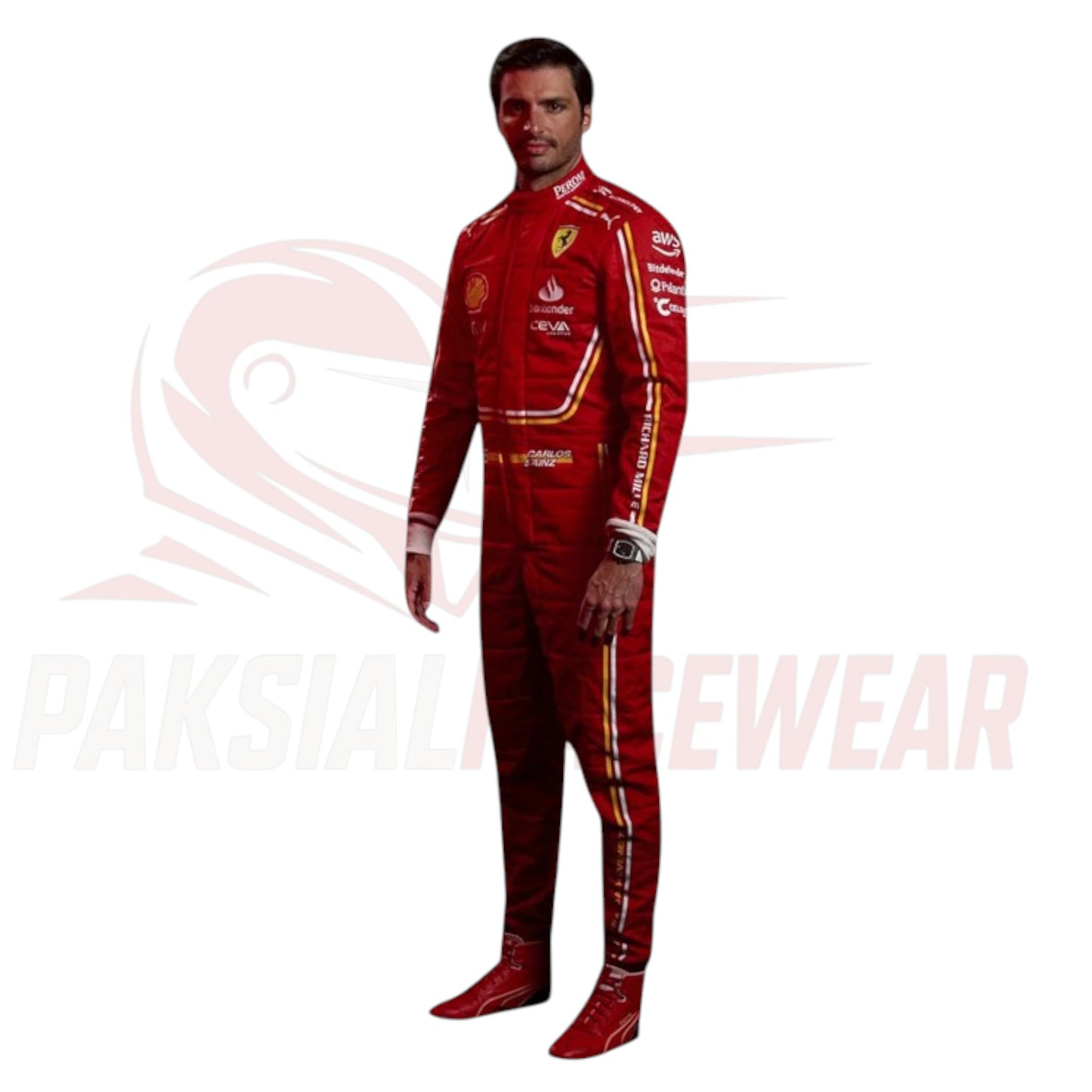 2024 Carlos Sainz Scuderia Ferrari Replica F1 Race Suit