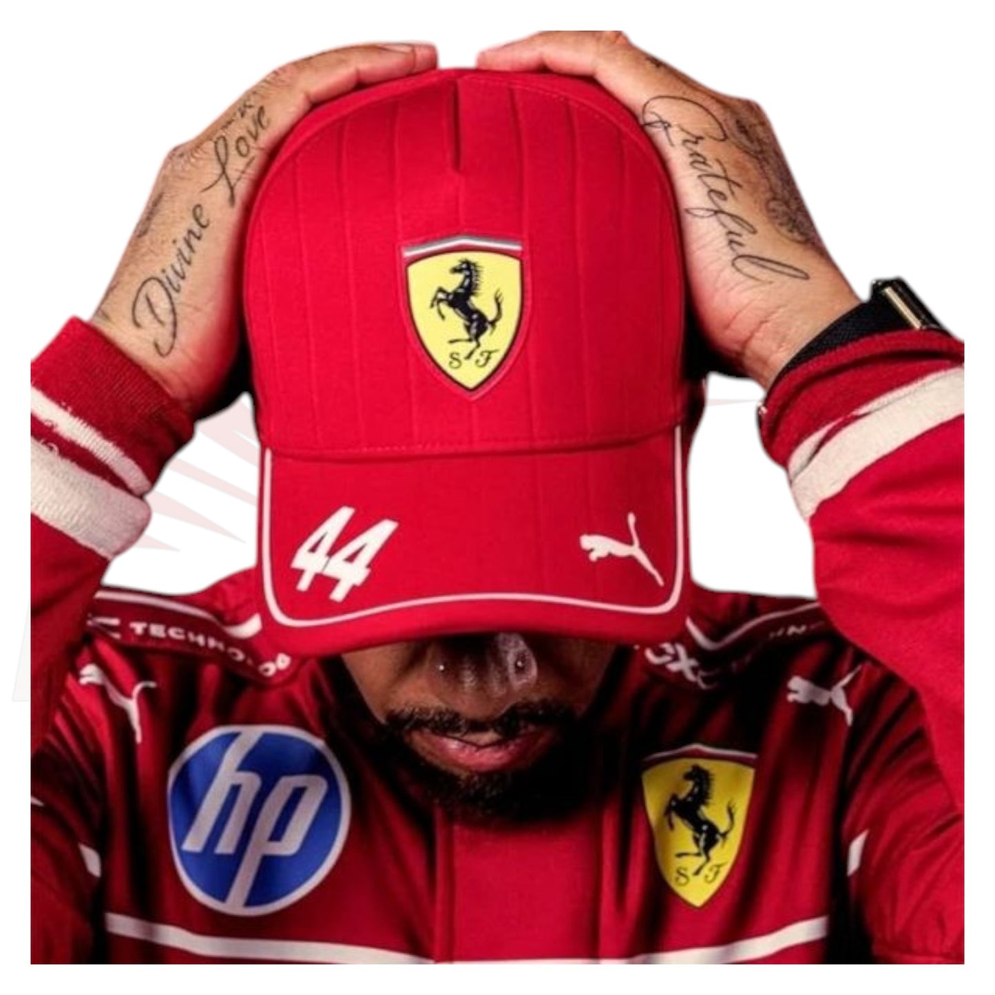 2025 Lewis Hamilton Scuderia Ferrari Replica F1 Race Suit