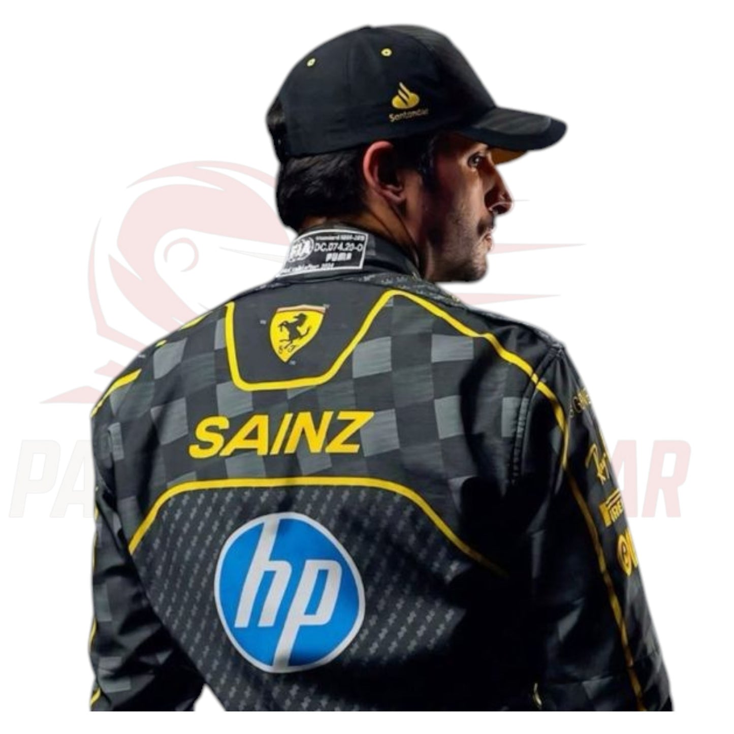 2025 Carlos Sainz Ferrari F1 Replica Race Suit