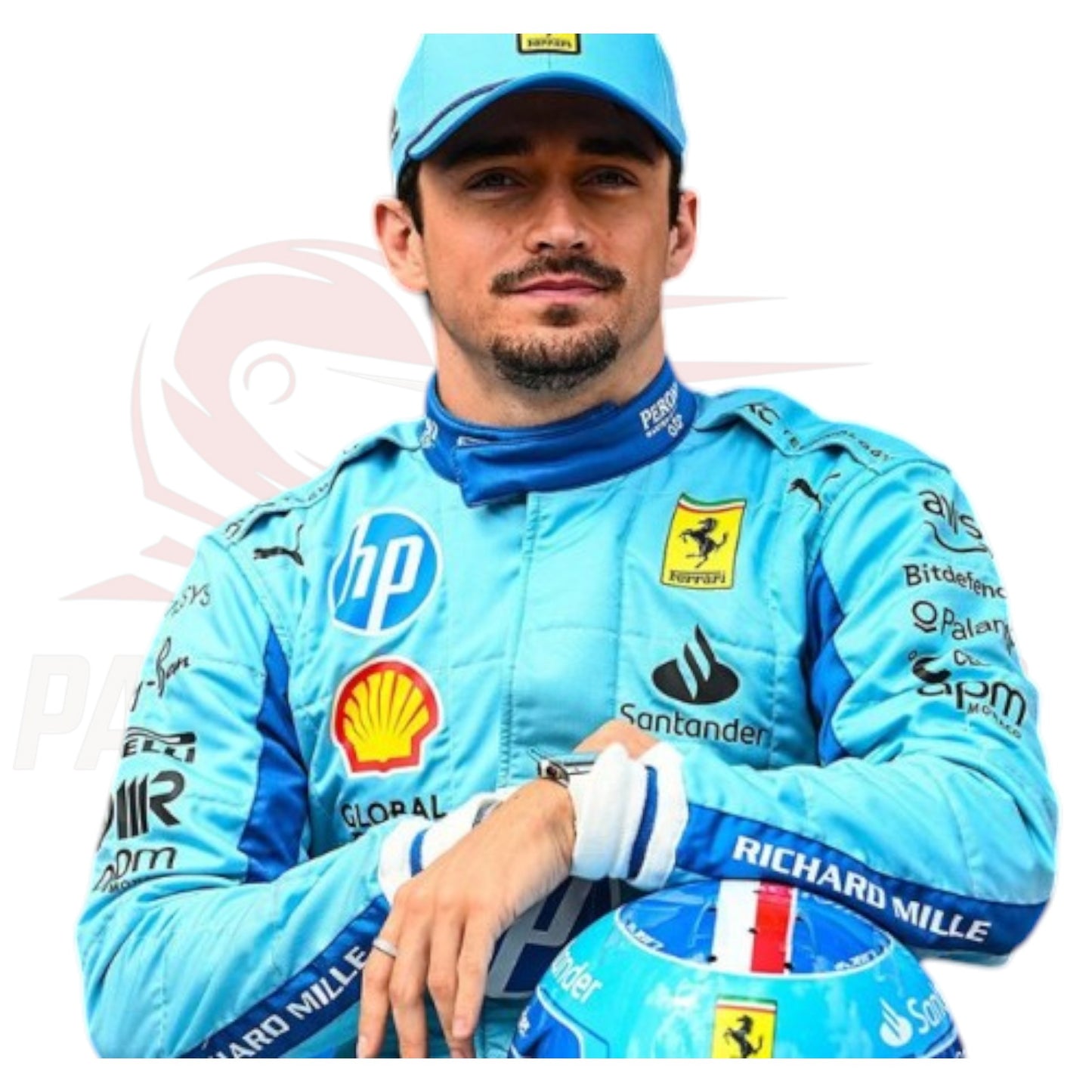 2024 Charles Leclerc Ferrari Miami GP Special Edition Replica F1 Race Suit